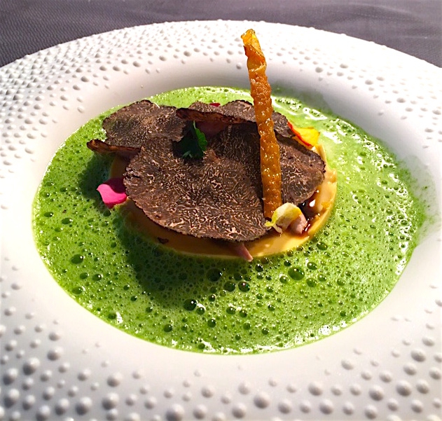 Photogallery






Mario Cornali, Collina, Almenno San Bartolomeo (Bergamo)

Stewed snails from Almenno, fumet of powdered corn from Prato – This dish is the consequence of the meeting with Andrea Togni, a young snail breeder from Almenno. I was inspired by the fact that I had an organic snail farm only two kilometres from home









Antonio Cuomo, Hostaria del Relais San Lorenzo, Bergamo

Dreaming… Cesar salad – We’ve rebuilt a great classic by changing all its textures, with water of Parmigiano, iceberg salad ice cream and confit tomato mousse









Giuliano Pellegrini, Lio Pellegrini, Bergamo

Salad with tripe, tuna, fried polenta, cucumber and white beans from Soragna – Tripe is a dish I wanted to change because I always had a good memory of it. My grandmother Alice made an excellent tripe stew...









Antonio Borruso, Umami, Bormio (Sondrio)

Neve al sole [Snow in the sun] – A dessert uniting saffron, litchi and a white chocolate mousse









Enrico and Roberto Cerea, Da Vittorio, Brusaporto (Bergamo)

Steamed king crab with hazelnut praliné and bottarga – An intriguing and delicious dish, where the white and reddish meat, firm and as sweet as honey, is finely matched by the sapidity of bottarga, much rougher and stronger. All this paired with the fattiness and crispiness of the best hazelnut in the world, the tonda gentile from Cortemilia









Nadia and Giovanni Santini, Dal Pescatore, Canneto sull'Oglio (Mantua)

Mountain potato cream with poached eggs, tuna bottarga, asetra royal caviar and capers – A great dish from Dal Pescatore’s tradition yet conceived and prepared by the new generation in the kitchen, that is to say by Giovanni Santini – photo by Culinaire Saisonnier-Dirk Kerstens









Enrico Bartolini, Devero, Cavenago di Brianza (Monza Brianza)

Risotto Arlecchino – Sauce below, rice on top. A return to the Baroque with a modern interpretation









Daniel Facen, Anteprima, Chiuduno (Bergamo)

Tuna salad with sour egg, purple potatoes and olive oil – It’s like a Salad Niçoise in which the tuna is seared and then cooled in water and ice. The purple potatoes have different textures, in pieces, as a small purée and dehydrated. The tomatoes are confit, the French beans are cooked with ultrasounds, the egg in vinegar and the oil is in a sugar capsule, with anchovies from the Cantabrian Sea









Davide Oldani, D’O, Cornaredo (Milano)

Milanese style apple marrow – Because it represents the tradition of a Milanese “dish” but with the lightness of good modern cooking









Stefano Cerveni, Due Colombe, Corte Franca (Brescia)

Warm spaghetti, scampi, sweet paprika and Calvisius Tradition caviar – Luxury and flavour in a dish full of careful simplicity. The service temperature at 40°C enhances the aromas of and the pleasure to the highest level









Fabio Abbattista, Leone Felice de L'Albereta, Erbusco (Brescia)

Lavarello alla mugnaia, tofeee di cavolfiore e calamondino - This dish is today the most explicit declaration of my cuisine: after 2 years discovering the territory of Franciacorta and thanks to the special relationship developed with <strong>Ferdinando Soardi</strong>, a fisherman in Monte Isola, I chose to give voice to the extraordinary freshwater fish, in this case lavaret









Silvio Salmoiraghi, Acquerello, Fagnano Olona (Varese)

Stewed sturgeon – We love this dish made with sturgeon because it represents the use of freshwater fish in Italy. It’s a version of the sturgeon prepared in Ferrara









Riccardo Camanini, Lido 84, Gardone Riviera (Brescia)

Double buttons with ricotta, anchovies, lemon and turnips – This dish appeared in the menu two weeks ago: it is minimalistic, simple, clean. It offers the classic flavour of ricotta, lemon and anchovies but doesn’t play only with the roundness because it includes the “crispiness” of the turnips. These vegetables, by nature, have irregular fibres; this irregularity can thus be sensed when chewing, and it’s unusual. It’s a double button because it has one slice of turnip below and one on top, and in between there’s the button which is visible – between the translucent slices of turnip – and ready to burst in the mouth









Stefano Baiocco, Villa Feltrinelli, Gargnano (Brescia)

Piglet from Orvieto "alla diavola" – With a cream of wild herbs. The palate is intrigued by the fat and acid notes, the bitter leaves and the spicy touches, the soft and crispy parts...









Fabrizio Ferrari, Al Porticciolo 84, Lecco

Pache Felicetti, grilled scarpette, armoricaine sauce, puntarelle, dried sweet potato and powdered tarragon – Fireworks for the palate lasting all year long!









Alberto Buratti, Koinè, Legnano (Milan)

Rice spaghetti in cagnone – A local classic, cagnone becomes the seasoning for homemade rice spaghetti









Marco Ambrosino, 28 Posti, Milan

Chiajozza – Squilla mantis, oil aromatised with maritime pine tree, sea urchin ice cream, cabbage. A symbol of my origins (Chiajozza is the bay in Procida where I was born)









Vittorio Fusari, Al Pont de Ferr, Milan

Smoked eel from Cabras, daikon, beetroot essence and hazelnut brittle – A recipe from the new menu in which I wanted to enclose my themes. I choose an ingredient, namely eel from Cabras, which comes from sustainable farms, an important form of virtuous economic development. I then use the small agricultural products from the Parco Sud Milano, an agricultural format that is awakening, safeguarding land. Food is the first medicine and daikon is an emblem of this









Viviana Varese, Alice, Milan

Homage to Ángel León - Ángel León, Michelin starred chef from Andalusia, is the only chef in the world to have found the way to extract plankton. I’ve been at his restaurant in El Puerto de Santa Maria, near Cadiz, and his use of plankton when cooking inspired me so this “tribute” was born as a risotto with plankton with a very thick squid broth, a light aioli sauce, garnished with lime and fried squid. I’m proud of this dish because you can taste the sea, and then I discovered a new ingredient I didn’t know: plankton, which in Greek means "vagabond" because it is formed by those organisms that are passively moved by the currents and the waves. When we serve this risotto we used an underplate which is a microscope photo of plankton taken by two marine biologists, brothers Sardet, who are two experts in the field









Matteo Torretta, Asola, Milan

Beef maxi bon with pappa al pomodoro – An evocative dish, with childhood memories and tradition









Hirohiko Shimizu, Basara, Milan

Squid tagliatelle with red prawns, scallops, sea urchins, caviar with olive oil and yuzu juice – I was inspired by spaghetti with seafood. I wanted to make a dish only using raw fish









Guoqing Zhang, Bon Wei, Milan

General’s Zuo Zongtang chicken – A specialty from Hunan. It’s a chicken fried in its skin, seasoned with red chilli pepper (in Hunan they basically put chilli pepper everywhere), tofu marinated in Chinese wine, sugar, salt, abalone sauce and yellow bean sauce. Finally I toss it with sesame oil and garnish it with black sesame









Paolo Pivato, Bottega del Vino, Milan

<em>Cream of peas with burrata, mint and Patanegra fondue</em> – On a crispy and slightly sweet base of sliced toasted almonds, we place the pea cream which adds a velvety feeling. The mint and burrata give a note of freshness, the pea sprouts and the raw peas add a crispiness that recalls the almond base. Finally there’s the Patanegra fondue which gives a strong touch









Luca Pedata, Carlo e Camilla in Segheria, Milan

Le caramelle – Sweets made with ricotta, buffalo milk mozzarella, spinach, melted butter, candied ginger, chips of veal tongue and reduced cream with mace. Totò, sweets and laughter. Naples and its tongues. My grandmother and ricotta and spinach









Elio Sironi, Ceresio 7, Milan

Tamburello made with salmon and duck liver – It’s a daring match of two fats: sea and earth, which are very different elements, though when united they create a unique and delicate flavour; moreover, the citrus fruit zest, the acidity of the goat milk curdle and the slightly spicy sweetness of the mango chutney create an exciting contrast of flavours









Matias Perdomo, Contraste, Milan

<em>Ricchezza e Povertà</em> [Richness and poverty] – A Milanese-style <i>cassoeula </i>yet different. It is linked with the history of Via Meda 2, the location of <em>Contraste</em>, because it is said that a doctor used to live in this house, in the early Twentieth century, who would look after the poor. Once a week, he’d open the doors of his office to cure them and feed them. The dish is composed of a few coins made with gelatine of baked pork shoulder. They are served with a consommé of <em>cassoeula</em> on the side. When the consommé is poured, the coins melt, creating a unique mixture









Carlo Cracco, Cracco, Milan

Prawns from S. Margherita, pistachio from Bronte and turnip with coffee and orange – A recipe conceived with Luca Sacchi. It’s a version of the prawns which we hold very dear and we will probably present at Identità Milano too. North and South are enclosed in a dish from which we will never want to set us apart because it gave us plenty of emotions (for references, ask Massimo B.)









Fulvio Siccardi, Da Noi In del Magna Pars, Milan

Raw amberjack, seasonal vegetables, liquid Grana Padano, perlage of black truffle – Summing up, it’s the right meeting between sea, earth and Italian craftsmanship









Daniel Canzian, Daniel, Milan

Vegetarian savoury petit fours – The dish is composed of different concepts of savoury petit fours, including a broccoli tart, a cauliflower cream puff, a small cannolo with puff pastry and a mousse of parmigiana and pistachio, a Sicilian cannolo with ricotta, olives and tomatoes, cassata, caponata, tomato babà. This idea came from the desire of offering vegetables in a new appearance: fun, tasty and elegant. The goal is to create a selection of small, delicious and light pastries that look nice, taste nice and can suit all the palates of those looking for a surprise









Alice Delcourt, Erba Brusca, Milan

Camomile maltagliati, melted butter, seirass and toasted sunflower seeds – The maltagliati have camomile flowers in the dough, below, we put a cheese fondue. We make the melted butter also using camomile, and we serve this with seirass (a Piedmontese ricotta matured in hay) and toasted and salted sunflower seeds









Eugenio Boer, Essenza, Milan

Tagliatelle "lièvre à la royale" – A provocation, yet a comforting one, following Neoclassicism: a classic of the great French cuisine becomes the most classic Italian first course. A dish finely expressing and characterising my cooking – photo by Bob Noto









Keisuke Koga, Gong, Milan

Spoon Dim sum – It’s a selection of three ravioli: with sea bass marinated with umami, presented with a sea urchin sauce and garnished with a puntarella covered in gold; with smoked scallop and prawn, with an edamame sauce; with wagyū and black truffle, with a sauce of foie gras and duck broth









Andrea Alfieri, Il Chiostro di Andrea, Milan

Ravioli with semolina filled with pork bottaggio served on cabbage and lemon with jus of cassouela – We need to gradually rediscover the recipes from our territory, make them gentler and lighter by playing with ingredients and technique









Andrea Provenzani, Il Liberty, Milan

Tokyo-Milano – Spheres of risotto alla milanese, marrow and gremolata with ginger, sea weeds, coriander, mushrooms and sesame. A classic that has already been done in all sorts of way. This Asian contamination adds a different energy and plurality, I think it is modern and dynamic, but most of all good!









Alessandro Negrini and Fabio Pisani, Il Luogo di Aimo e Nadia, Milan

Raviolo with red mullet marinated with caraway with variegated radicchio from Castelfranco and almonds from Toritto – It’s a brand new recipe. A dish with plenty of sea flavours (we also use the entrails, very fresh), aromatised with caraway and enhanced by the other ingredients: the sweetness of the almonds, the aroma of the mandarin and the slightly bitter flavour of the variegated radicchio from Castelfranco, the freshness and fruitiness of the raspberry vinegar, which acts as a counterbalance for the marine note of the red mullet. It’s a complex dish, given all these flavours and aromas, but at the same time it’s a playful dish too, in which the guest can choose the order in which to taste the different preparations matched with the fish









Pietro Leemann, Joia, Milan

Madre Terra – A soft carrot and hazelnut cake with a beetroot and pea mousse, carrot and orange sorbet and violets from my garden. Good omens for a year full of changes, towards a healthier diet, respecting our dear planet, hosting us, and a renewed friendship with all beings, with one, two or more legs!









Haruo Ichikawa and Michele Biassoni, Iyo, Milan

Ika - Ika is the Japanese word for squid. We thought of making this dish because it perfectly suits the Japanese culinary taste, and it is also a perfect expression of the cutting technique usually used with it. The preparation’s sweetness is due to the so-called "fraying", which enhances its taste









Matteo Fronduti, Manna, Milan

Spaghetti, turnip tops, smoked herring and fresh horseradish – In the menu throughout the winter, or at least until the turnip tops last. Only three strong ingredients full of personality. I’m looking for a balance of strong flavours: managing the contrasts is fun. In the palate, in the end, it’s a pleasant punch. Like fights that bring no wounded









Massimiliano Masuelli, Masuelli San Marco, Milan

<em>Pan fried rice with saffron pistils and marrow jus </em>– A recipe born so as to find a use to the classic leftover risotto that used to be tossed in a very hot iron pan. A “recycled” dish served with a new identity









Giovanni Giberti, Pavé, Milan

Cream of dehydrated peas with cotechino from Piacenza and purple cabbage – A dish for the cold days. To warm you up and get closer to simple things









Cesare Battisti, Ratanà, Milan

Pike in a delicate marinade, its roe, spinach and watercress – Freshwater fish is a very important and precious rediscovery in our menu and listening to the fishermen from Lake Garda explaining how this old recipe was in fact considered a Sunday or festive meal makes you understand how many recipes we still need to rediscover, prepare once again, have people know about and protect as a heritage of national tradition









Matteo Monti, Rebelot del Pont, Milan

Carne – It’s all about the flavour and aroma you get from cooking meat, presented as a pre-dessert. Or a dessert. Or an amouse-bouche. In other words, a jolly









Claudio Sadler, Sadler, Milan

Baby calamari stuffed with dried cod, with crispy panella and radicchio stewed with balsamic vinegar, squid ink – The new dish in one of the temples of Milan’s restaurant scene






