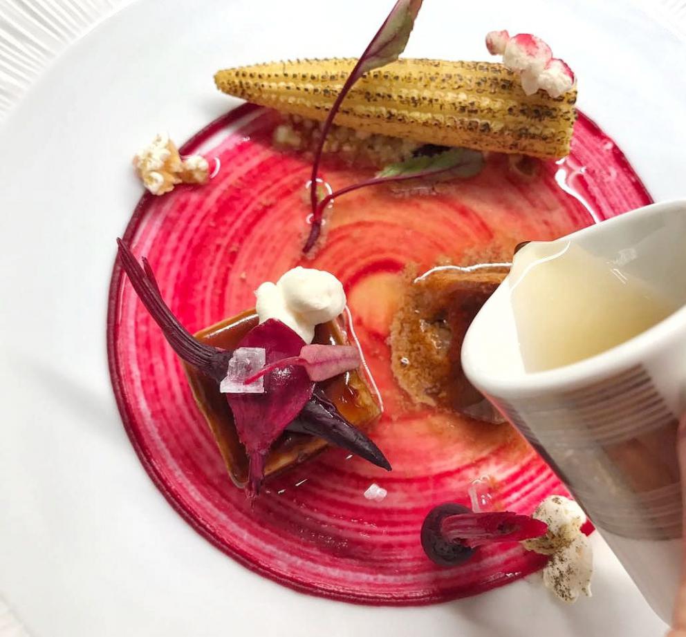 Galleria fotografica






Filetto di cinghiale con fave, pecorino e mele caramellate al vino rosso
Manuel Bentivoglio – chef dell’Agriturismo Roccamaia a Pievebovigliana (Macerata) 









Pancia di Capretto, Cicala di mare "gonfiata" al Bergamotto, Cilantro, Lampascione e Mosto Cotto di Fichi
Vincenzo Dinatale – sous chef al Ristorante Il Pellicano dell’Hotel Il Pellicano a Porto Ercole (Grosseto) 









Sud Europa - Carrè di agnello farcito con ventresca di tonno rosso sott'olio e cedro calabrese candito
Carmelo Fiore – sous chef presso Il Luogo di Aimo e Nadia a Milano 









Gambero carabiniere, animelle glassate, croccante alle alghe con insalatina aromatica
Edoardo Fumagalli – chef de La Locanda del Notaio a Pellio Intelvi (Como) 









Nervetto di vitello marinato e grigliato, radice amara e ristretto di "Go"
Daniele Groppo – chef de partie al Ristorante Terrazza Danieli dell’Hotel Danieli a Venezia 









Vantablack Cube, lingua soppressata e tamarindo
Alberto Lazzoni – chef de partie al ristorante Lux Lucis dell’Hotel Principe a Forte dei Marmi (Lucca) 









Pigeon 3000 km
Luca Natalini  – chef della Taverna di Bacco a Nettuno (Roma) 









Piccione brasato e insalata - Incontro tra un salmì e un dolceforte
Alessandro Salvatore Rapisarda – chef presso Di Gusto a Macerata






