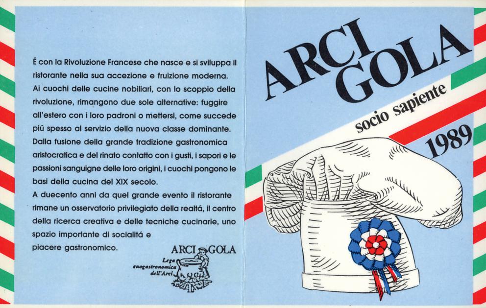 Galleria fotografica






La copertina di Slow Food. Storia di un’utopia possibile, di Carlo Petrini e Gigi Padovani, Giunti-Slow Food Editore, pagg 356, settembre 2017, 18 euro (15,30 euro acquistandolo qui)









Il manifesto Slow-food uscito il 3 novembre 1987 sul Gambero Rosso, con una chiocciola disegnata da Gianni Sassi









Carlin Petrini a Terra Madre









Passo indietro, siamo agli albori di Slow Food: Cantè i'euv nel 1979









Cantè i'euv nel 1979. Si riconosce Petrini, quarto da sinistra









Il primo numero della rivista La Gola, nell'ottobre 1982









La prima guida vini, nel 1988









La tessera Arcigola 1988






