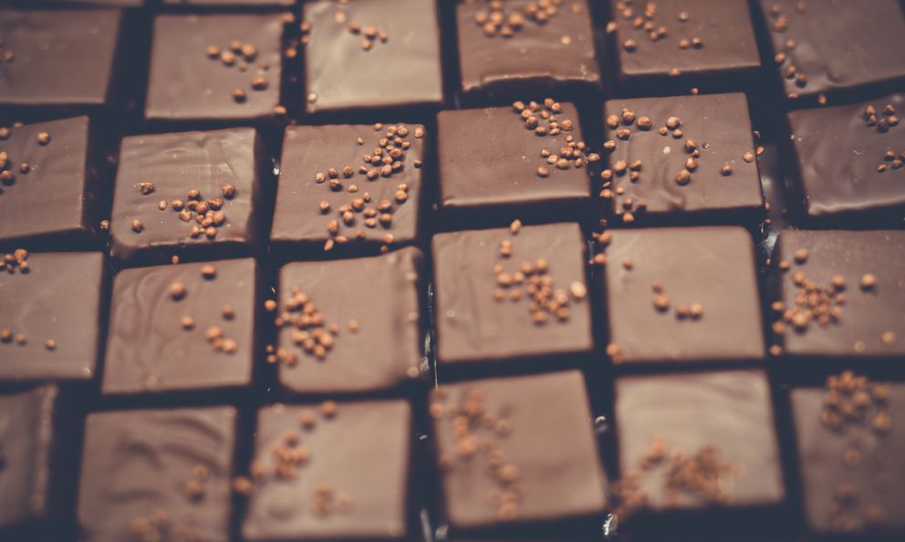 Il cioccolato per Stefano Venier, in Friuli: salse, praline, torte, gelati... 