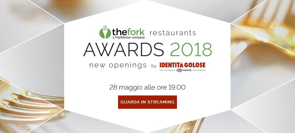 TheFork Restaurants Awards, segui la premiazione in streaming
