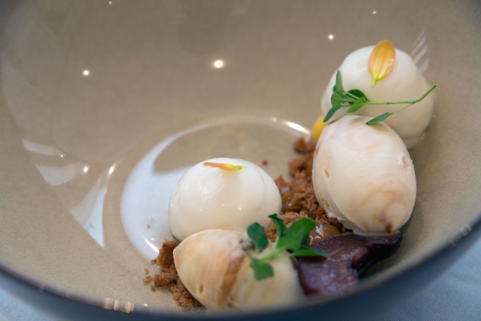 Galleria fotografica






Pomodorino ricostruito









Pasta soffiata cacio e pepe









Anatra alla plancia, puntarelle e melograno









Bottone, ostrica vs cipolla, polpo, limone e barbabietola






