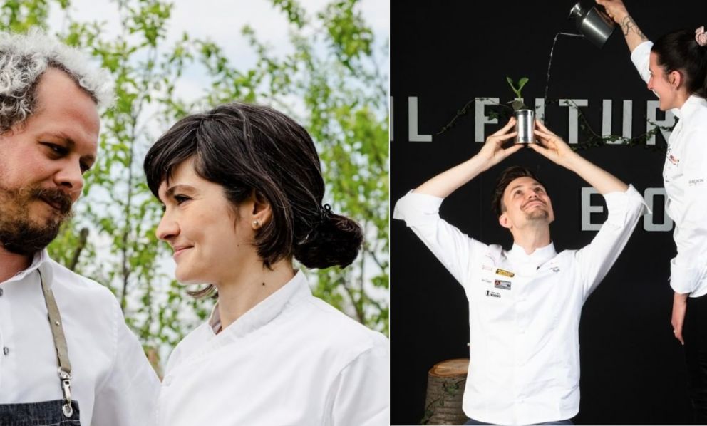 Da Venezia a Courmayeur e ritorno: cena speciale a 8 mani Brutto/Pavan e Griffa/Traina