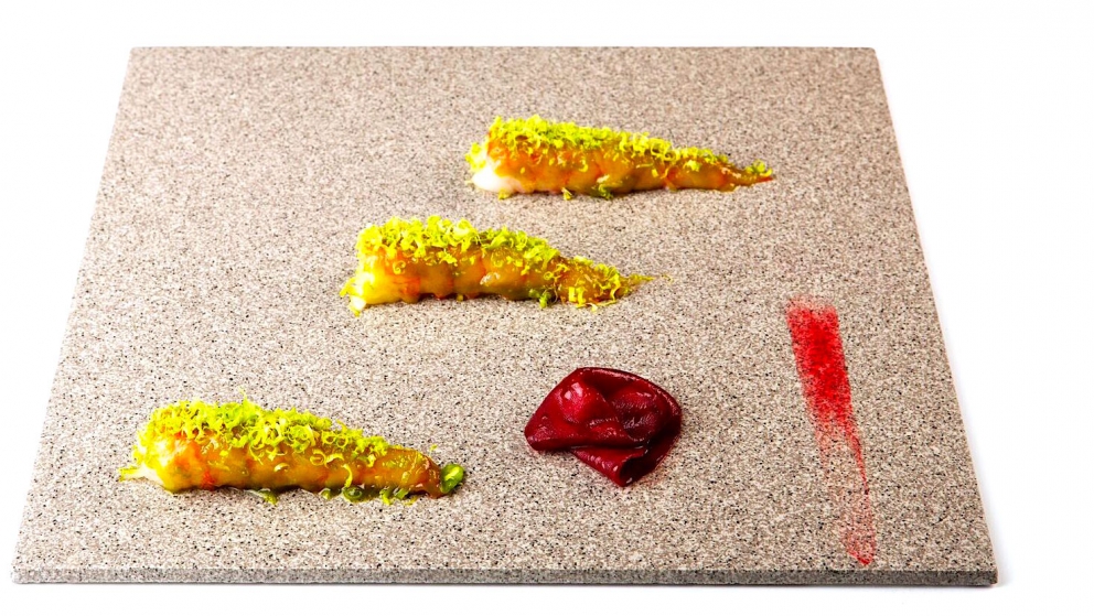 Photogallery






Mario Cornali, Collina, Almenno San Bartolomeo (Bergamo)

Stewed snails from Almenno, fumet of powdered corn from Prato – This dish is the consequence of the meeting with Andrea Togni, a young snail breeder from Almenno. I was inspired by the fact that I had an organic snail farm only two kilometres from home









Antonio Cuomo, Hostaria del Relais San Lorenzo, Bergamo

Dreaming… Cesar salad – We’ve rebuilt a great classic by changing all its textures, with water of Parmigiano, iceberg salad ice cream and confit tomato mousse









Giuliano Pellegrini, Lio Pellegrini, Bergamo

Salad with tripe, tuna, fried polenta, cucumber and white beans from Soragna – Tripe is a dish I wanted to change because I always had a good memory of it. My grandmother Alice made an excellent tripe stew...









Antonio Borruso, Umami, Bormio (Sondrio)

Neve al sole [Snow in the sun] – A dessert uniting saffron, litchi and a white chocolate mousse









Enrico and Roberto Cerea, Da Vittorio, Brusaporto (Bergamo)

Steamed king crab with hazelnut praliné and bottarga – An intriguing and delicious dish, where the white and reddish meat, firm and as sweet as honey, is finely matched by the sapidity of bottarga, much rougher and stronger. All this paired with the fattiness and crispiness of the best hazelnut in the world, the tonda gentile from Cortemilia









Nadia and Giovanni Santini, Dal Pescatore, Canneto sull'Oglio (Mantua)

Mountain potato cream with poached eggs, tuna bottarga, asetra royal caviar and capers – A great dish from Dal Pescatore’s tradition yet conceived and prepared by the new generation in the kitchen, that is to say by Giovanni Santini – photo by Culinaire Saisonnier-Dirk Kerstens









Enrico Bartolini, Devero, Cavenago di Brianza (Monza Brianza)

Risotto Arlecchino – Sauce below, rice on top. A return to the Baroque with a modern interpretation









Daniel Facen, Anteprima, Chiuduno (Bergamo)

Tuna salad with sour egg, purple potatoes and olive oil – It’s like a Salad Niçoise in which the tuna is seared and then cooled in water and ice. The purple potatoes have different textures, in pieces, as a small purée and dehydrated. The tomatoes are confit, the French beans are cooked with ultrasounds, the egg in vinegar and the oil is in a sugar capsule, with anchovies from the Cantabrian Sea









Davide Oldani, D’O, Cornaredo (Milano)

Milanese style apple marrow – Because it represents the tradition of a Milanese “dish” but with the lightness of good modern cooking









Stefano Cerveni, Due Colombe, Corte Franca (Brescia)

Warm spaghetti, scampi, sweet paprika and Calvisius Tradition caviar – Luxury and flavour in a dish full of careful simplicity. The service temperature at 40°C enhances the aromas of and the pleasure to the highest level









Fabio Abbattista, Leone Felice de L'Albereta, Erbusco (Brescia)

Lavarello alla mugnaia, tofeee di cavolfiore e calamondino - This dish is today the most explicit declaration of my cuisine: after 2 years discovering the territory of Franciacorta and thanks to the special relationship developed with <strong>Ferdinando Soardi</strong>, a fisherman in Monte Isola, I chose to give voice to the extraordinary freshwater fish, in this case lavaret









Silvio Salmoiraghi, Acquerello, Fagnano Olona (Varese)

Stewed sturgeon – We love this dish made with sturgeon because it represents the use of freshwater fish in Italy. It’s a version of the sturgeon prepared in Ferrara









Riccardo Camanini, Lido 84, Gardone Riviera (Brescia)

Double buttons with ricotta, anchovies, lemon and turnips – This dish appeared in the menu two weeks ago: it is minimalistic, simple, clean. It offers the classic flavour of ricotta, lemon and anchovies but doesn’t play only with the roundness because it includes the “crispiness” of the turnips. These vegetables, by nature, have irregular fibres; this irregularity can thus be sensed when chewing, and it’s unusual. It’s a double button because it has one slice of turnip below and one on top, and in between there’s the button which is visible – between the translucent slices of turnip – and ready to burst in the mouth









Stefano Baiocco, Villa Feltrinelli, Gargnano (Brescia)

Piglet from Orvieto "alla diavola" – With a cream of wild herbs. The palate is intrigued by the fat and acid notes, the bitter leaves and the spicy touches, the soft and crispy parts...









Fabrizio Ferrari, Al Porticciolo 84, Lecco

Pache Felicetti, grilled scarpette, armoricaine sauce, puntarelle, dried sweet potato and powdered tarragon – Fireworks for the palate lasting all year long!









Alberto Buratti, Koinè, Legnano (Milan)

Rice spaghetti in cagnone – A local classic, cagnone becomes the seasoning for homemade rice spaghetti









Marco Ambrosino, 28 Posti, Milan

Chiajozza – Squilla mantis, oil aromatised with maritime pine tree, sea urchin ice cream, cabbage. A symbol of my origins (Chiajozza is the bay in Procida where I was born)









Vittorio Fusari, Al Pont de Ferr, Milan

Smoked eel from Cabras, daikon, beetroot essence and hazelnut brittle – A recipe from the new menu in which I wanted to enclose my themes. I choose an ingredient, namely eel from Cabras, which comes from sustainable farms, an important form of virtuous economic development. I then use the small agricultural products from the Parco Sud Milano, an agricultural format that is awakening, safeguarding land. Food is the first medicine and daikon is an emblem of this









Viviana Varese, Alice, Milan

Homage to Ángel León - Ángel León, Michelin starred chef from Andalusia, is the only chef in the world to have found the way to extract plankton. I’ve been at his restaurant in El Puerto de Santa Maria, near Cadiz, and his use of plankton when cooking inspired me so this “tribute” was born as a risotto with plankton with a very thick squid broth, a light aioli sauce, garnished with lime and fried squid. I’m proud of this dish because you can taste the sea, and then I discovered a new ingredient I didn’t know: plankton, which in Greek means "vagabond" because it is formed by those organisms that are passively moved by the currents and the waves. When we serve this risotto we used an underplate which is a microscope photo of plankton taken by two marine biologists, brothers Sardet, who are two experts in the field









Matteo Torretta, Asola, Milan

Beef maxi bon with pappa al pomodoro – An evocative dish, with childhood memories and tradition









Hirohiko Shimizu, Basara, Milan

Squid tagliatelle with red prawns, scallops, sea urchins, caviar with olive oil and yuzu juice – I was inspired by spaghetti with seafood. I wanted to make a dish only using raw fish









Guoqing Zhang, Bon Wei, Milan

General’s Zuo Zongtang chicken – A specialty from Hunan. It’s a chicken fried in its skin, seasoned with red chilli pepper (in Hunan they basically put chilli pepper everywhere), tofu marinated in Chinese wine, sugar, salt, abalone sauce and yellow bean sauce. Finally I toss it with sesame oil and garnish it with black sesame









Paolo Pivato, Bottega del Vino, Milan

<em>Cream of peas with burrata, mint and Patanegra fondue</em> – On a crispy and slightly sweet base of sliced toasted almonds, we place the pea cream which adds a velvety feeling. The mint and burrata give a note of freshness, the pea sprouts and the raw peas add a crispiness that recalls the almond base. Finally there’s the Patanegra fondue which gives a strong touch









Luca Pedata, Carlo e Camilla in Segheria, Milan

Le caramelle – Sweets made with ricotta, buffalo milk mozzarella, spinach, melted butter, candied ginger, chips of veal tongue and reduced cream with mace. Totò, sweets and laughter. Naples and its tongues. My grandmother and ricotta and spinach









Elio Sironi, Ceresio 7, Milan

Tamburello made with salmon and duck liver – It’s a daring match of two fats: sea and earth, which are very different elements, though when united they create a unique and delicate flavour; moreover, the citrus fruit zest, the acidity of the goat milk curdle and the slightly spicy sweetness of the mango chutney create an exciting contrast of flavours









Matias Perdomo, Contraste, Milan

<em>Ricchezza e Povertà</em> [Richness and poverty] – A Milanese-style <i>cassoeula </i>yet different. It is linked with the history of Via Meda 2, the location of <em>Contraste</em>, because it is said that a doctor used to live in this house, in the early Twentieth century, who would look after the poor. Once a week, he’d open the doors of his office to cure them and feed them. The dish is composed of a few coins made with gelatine of baked pork shoulder. They are served with a consommé of <em>cassoeula</em> on the side. When the consommé is poured, the coins melt, creating a unique mixture






