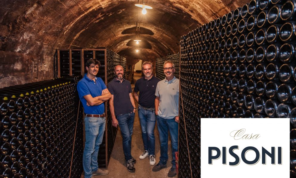 Casa Pisoni punta all'evoluzione delle bollicine. Con un valore fondamentale: la famiglia