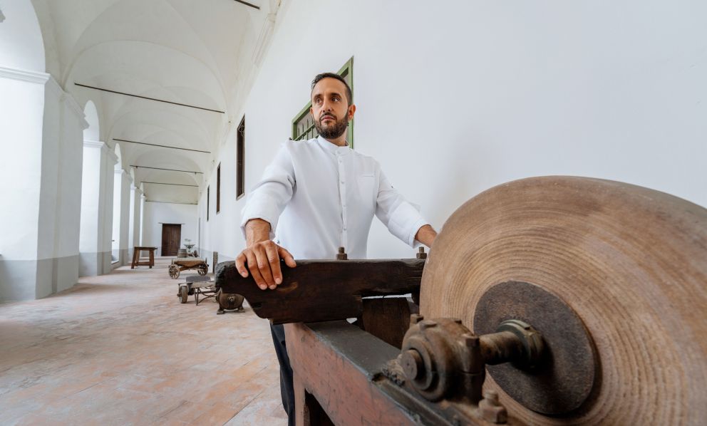 Il nuovo ristorante di Luigi Salomone in un monastero del '500 vicino a Nola