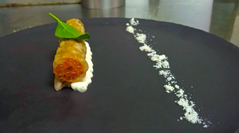 Photogallery






Enrico Crippa, Piazza Duomo, Alba (Cuneo)

Prawn and radicchio from Treviso cocktail – It’s a take on prawn cocktail with radicchio from Treviso first vacuum cooked and then opened as if it were a water lily. The prawn is seasoned with smoked pancetta cooking water. Then prawn bisque and a drop of shiso vinegar. Hence the classic dish acquires a new dimension, seasoned with choron sauce, which is basically a Béarnaise sauce with tomato









Andrea Ribaldone, I Due Buoi, Alessandria

Fassone beef agnolotti – Subtitle: “Memories of a trip to Japan”. Because I unite a true Piedmontese classic with a typical Japanese technique, soba in ice. Hence: cold agnolotti, in ice, with the intensity of the stuffing enhanced by the low temperature. I connect with the territory: not having agnolotti in the menu, in Piedmont, is blasphemy. However, I present them almost crispy. I took the recipe from my aunt, from Lu Monferrato, and remembered when as a child I would eat her agnolotti as soon as she made them, still raw and callous









Riccardo Aiachini, La Fermata, Alessandria

Chicken alla Marengo... – It’s an ancient recipe dedicated to Napoleon after the battle he won against the Austrians in June of 1800. With a contemporary take, of course









Davide Palluda, All’Enoteca, Canale (Cuneo)

Salted codf with milk and onion caramel – A veil of pungent and sweet caramel, with dried onion amplifying its flavour, on top of the salted cod cooked with milk. A sumptuous and intrigating dish, with white and milky tones, connected with my past and the history of many regions that don’t have any sea but have always been dreaming of it when cooking









Marc Lanteri, Al Castello di Grinzane, Grinzane Cavour (Cuneo)

Marco Martini’s Fassone steak tartare, light whole grain mustard mayonnaise and Parmigiano matured 30 months – This dish is a classic from the Langhe, to which I give a touch of France thanks to the light whole grain mustard mayonnaise









Barbara Scabin, Blupum, Ivrea (Torino)

L'isola galleggiante dei cugini d'Oltralpe rivisto al contrario [The floating island of the cousins from the other side of the Alps, seen upside down] – Quoting Wikipedia: it’s a relatively light and moderately sweet dessert, so much so that if prepared with the necessary attention, it can also be eaten by people suffering from diabetes, cardiac and celiac diseases









Marco Rossi, La Mugnaia, Ivrea (Torino)

Testacoda – These are cheeks cooked very slowly, tail wrapped in cabbage and fillet tataki with horseradish. In other ways, it’s Piedmontese fassone from the Langhe to Japan…









Marta Grassi, Tantris, Novara

Prospettiva nord: baccalà e culatello s’incontrano [Looking North, salted cod and culatello meet] – Two elements, two Northern regions, the former sober and simple, the latter opulent, meet and melt









Antonino Cannavacciuolo, Villa Crespi, Orta San Giulio (Novara)

Prawns, egg and tomato – My personal play with marine textures. This fake mini sunny side up egg is my south with earthly aromas such as tomato and inside a tartare of raw prawns. Red prawn from Sicily is still one of my favourite crustaceans, it’s a part of my life (photo credits Viaggiatore Gourmet)









Christian Milone, Trattoria Zappatori, Pinerolo (Torino)

Egg and eggs – Egg yolk with truffle, caviar, celery broth and parsley buttons... with herbs. There’s a world inside, it pulls down prejudgements and popular beliefs having everyone’s taste agree









Christian Meloni Delrio, Casa Baladin, Piozzo (Cuneo)

A cage made with quinoa, scampi and burrata – A simple yet flavourful dish, perfectly matched with our Wayan beer, a saison with scents of pepper









Davide Scabin, Combal.zero, Rivoli (Torino)

Saltimbocca alla Combal.zero – When you see a slice of prosciutto and some sage on top of a slice of meat you know it’s a "saltimbocca alla romana”. As of today, when you see a slice of prosciutto and some sage on a pasta lasagna (the egg-pasta must be at least 4 mm thick), you’ll know it’s a “saltimbocca alla Scabinsky”. The only variation: 3 different prosciuttos are used, one from Piedmont, one from Parma and one from Tuscany (from the great Fracassi)









Igor Macchia, La Credenza, San Mauro Torinese (Torino)

Felicetti Conchiglioni with squid ink, mussels, potatoes, chicory and candied ginger – All the flavour of Italian tradition plus the lightness of the Japanese one









Luca Zecchin, Guido da Costigliole, Santo Stefano Belbo (Cuneo)

Steamed and then roasted duck thigh with Abate pears, honey and pepper from Val di Maggia – A dish that encloses our tradition and connects our borders in Italy









Ugo Alciati, Guido, Serralunga d'Alba

Cardoons pears and anchovies – An unusual and intriguing pairing, the meeting of three Piedmontese ingredients that aren’t normally matched: hunchback cardoons from Nizza Monferrato, Madernassa pear and salted anchovy









Massimiliano Musso, Cà Vittoria, Tigliole d’Asti (Asti)

Rabbit, artichokes, liquorice and vegetal notes – I’m proud of this dish because in Piedmontese tradition roasted rabbit is always present in the Sunday lunch menu. I enriched it with a modern cooking technique (that is to say low temperature), pairing it with artichokes cooked in a vacuum with oil aromatised with toasted and blended peels and a liquorice mayo. Finally herbs, a vegetal touch coming from my kitchen garden









Claudio Vicina, Casa Vicina a Eataly, Torino

Kabuki 2013 – From 2013 onwards, it has undergone many changes. It’s a complete main course in terms of nutrients and calories. It was born as a starter in ancient times (tartrà). It then became more refined, in the shape of a pie, and today it’s a complete vegetarian dish. It’s called Kabuki because of it’s an explosion of colours, vegetables (4 or 5) and flavour. We serve it thus: a pie made with courgettes and Grana Padano matured 24 months in the centre of the dish. Finally, on top of the pie, we carefully put the egg yolk breaded with brioche crumbles fried in extra virgin olive oil









Matteo Baronetto, Del Cambio, Torino

Lasagne with sea lettuce and veal meat sauce (without tomato) – The sea lettuce lasagne is an almost natural and spontaneous version of Gualtiero Marches’s lasagne made with green pasta and pheasant meat sauce which I made again and again. It is natural and spontaneous in that the idea is not of giving a new take on the classic lasagne but a chance to a celiac to taste the primary taste of lasagne. The sea lettuce in fact shows no difference with the classic Italian green coloured pasta









Marcello Trentini, Magorabin, Torino

Puntarelle/Burrata/Anchovies- A delicious and complex snack uniting North and South... Hanging in the balance between bitter, sapid, sweet and umami









Alessandro Mecca, Spazio 7 – Torino

Pork belly, apple, oyster and ear – A journey across strong and delicate flavours, where the tradition of my territory is renewed in the dish by meeting the sea (photo by Edoardo Gatti)









Stefano Borra, Vo, Torino

Jerusalem artichoke cooked in two ways, cardoons au gratin, rabbit meat sauce, white truffle – My bagna caoda, served in a "balon”









Marco Sacco, Piccolo Lago, Verbania

Bottoni di lago – A dish that brings back the memory of the days spent by the lake as a child






