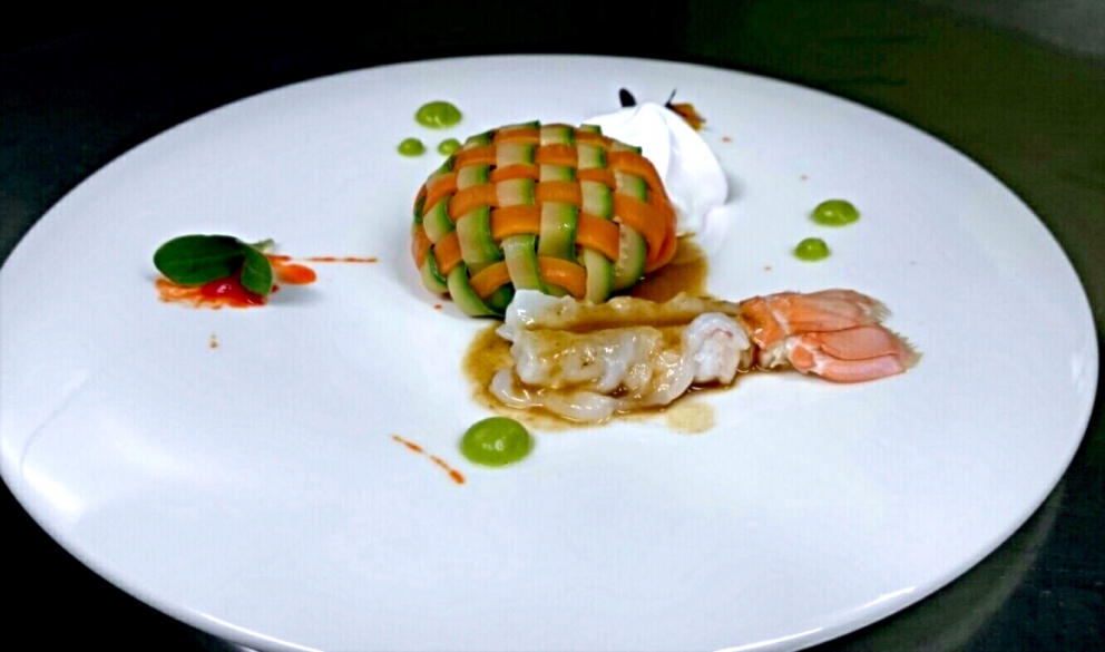 Photogallery






Enrico Crippa, Piazza Duomo, Alba (Cuneo)

Prawn and radicchio from Treviso cocktail – It’s a take on prawn cocktail with radicchio from Treviso first vacuum cooked and then opened as if it were a water lily. The prawn is seasoned with smoked pancetta cooking water. Then prawn bisque and a drop of shiso vinegar. Hence the classic dish acquires a new dimension, seasoned with choron sauce, which is basically a Béarnaise sauce with tomato









Andrea Ribaldone, I Due Buoi, Alessandria

Fassone beef agnolotti – Subtitle: “Memories of a trip to Japan”. Because I unite a true Piedmontese classic with a typical Japanese technique, soba in ice. Hence: cold agnolotti, in ice, with the intensity of the stuffing enhanced by the low temperature. I connect with the territory: not having agnolotti in the menu, in Piedmont, is blasphemy. However, I present them almost crispy. I took the recipe from my aunt, from Lu Monferrato, and remembered when as a child I would eat her agnolotti as soon as she made them, still raw and callous









Riccardo Aiachini, La Fermata, Alessandria

Chicken alla Marengo... – It’s an ancient recipe dedicated to Napoleon after the battle he won against the Austrians in June of 1800. With a contemporary take, of course









Davide Palluda, All’Enoteca, Canale (Cuneo)

Salted codf with milk and onion caramel – A veil of pungent and sweet caramel, with dried onion amplifying its flavour, on top of the salted cod cooked with milk. A sumptuous and intrigating dish, with white and milky tones, connected with my past and the history of many regions that don’t have any sea but have always been dreaming of it when cooking









Marc Lanteri, Al Castello di Grinzane, Grinzane Cavour (Cuneo)

Marco Martini’s Fassone steak tartare, light whole grain mustard mayonnaise and Parmigiano matured 30 months – This dish is a classic from the Langhe, to which I give a touch of France thanks to the light whole grain mustard mayonnaise









Barbara Scabin, Blupum, Ivrea (Torino)

L'isola galleggiante dei cugini d'Oltralpe rivisto al contrario [The floating island of the cousins from the other side of the Alps, seen upside down] – Quoting Wikipedia: it’s a relatively light and moderately sweet dessert, so much so that if prepared with the necessary attention, it can also be eaten by people suffering from diabetes, cardiac and celiac diseases









Marco Rossi, La Mugnaia, Ivrea (Torino)

Testacoda – These are cheeks cooked very slowly, tail wrapped in cabbage and fillet tataki with horseradish. In other ways, it’s Piedmontese fassone from the Langhe to Japan…









Marta Grassi, Tantris, Novara

Prospettiva nord: baccalà e culatello s’incontrano [Looking North, salted cod and culatello meet] – Two elements, two Northern regions, the former sober and simple, the latter opulent, meet and melt









Antonino Cannavacciuolo, Villa Crespi, Orta San Giulio (Novara)

Prawns, egg and tomato – My personal play with marine textures. This fake mini sunny side up egg is my south with earthly aromas such as tomato and inside a tartare of raw prawns. Red prawn from Sicily is still one of my favourite crustaceans, it’s a part of my life (photo credits Viaggiatore Gourmet)









Christian Milone, Trattoria Zappatori, Pinerolo (Torino)

Egg and eggs – Egg yolk with truffle, caviar, celery broth and parsley buttons... with herbs. There’s a world inside, it pulls down prejudgements and popular beliefs having everyone’s taste agree






