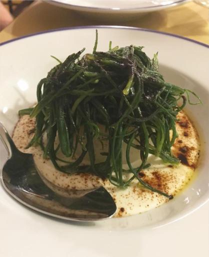 Galleria fotografica






Trippa fritta. Il primo piatto icona del locale









Vitello tonnato. Altro piatto icona









Midollo alla brace. Terzo piatto icona









Uovo morbido, animelle e bietoline all'erba di San Pietro









Ventresca di tonnetto ala lunga alla brace, cipolle agrodolci, capperi e rosmarino









Zucca di Hokkaido in carpione e bagna cauda









Uova di seppia arrostite, tarassaco, cicoria e bottarga di tonno









Baccalà, crema di ceci e cavolo nero









Insalata russa









Cardo gobbo gratinato e uova di aringa affumicate









Terrina di fegatini di pollo, saba e marmellata di cipolle alla menta









Risotto allo zafferano e midollo alla brace









Ravioli ripieni di ricotta di pecora e tarassaco, ricci di mare e erba cipollina









Gnocchi al ragù









Risotto all'aceto invecchiato, tarassaco, cicciolata e pepe nero









Mezze Maniche con pajata









Verdure bollite e bagna cauda









Beccaccia arrosto









Baccalà, lenticchie e pancetta stufata di mora romagnola (autoprodotta)









Granelle di agnello fritte, radicchio di Verona brasato al Valpolicella e salsa al gorgonzola









Frontali di ricciola nel guanciale alla brace, crema di cicerchie e rosmarino









Animelle croccanti, radicchio tardivo confit, cedro candito e liquirizia









Anguilla in carpione al dragoncello









Polenta gialla, salsiccia moretta e verza









Polenta bianca e garusoli al limone









Vignarola: fave, carciofi, lattuga romana, guanciale, cipollotto e pecorino romano









Asparagi, uova di quaglia, senape e cerfoglio









Diaframma di cavallo alla brace, crema di cipolle di tropea, crescione d'acqua









Fritto di leccia: cuore, fegato e lattume









Coratella di agnello









Orecchio di maiale alla brace, crema di radici di soncino, talli d'aglio, foglie di senape






