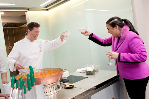 Galleria fotografica






Il nuovo ConviviumLab








Lola Torres e Maria Letizia Basani, due delle docenti del ConviviumLab








ConviviumLab, il nuovo progetto di Arte del Convivio e Identità Golose








Chicco Cerea anima la prima giornata di open day








Cooking show in preparazione








Da sinistra, Paolo Marchi, Chicco Cerea e il suo stretto collaboratore Paolo Rota








Il pubblico assiste al cooking show di Chicco Cerea








Cerea alla postazione Inoxpiù








I golosissimi paccheri








La postazione regia che coordina le riprese delle tre telecamere computerizzate





