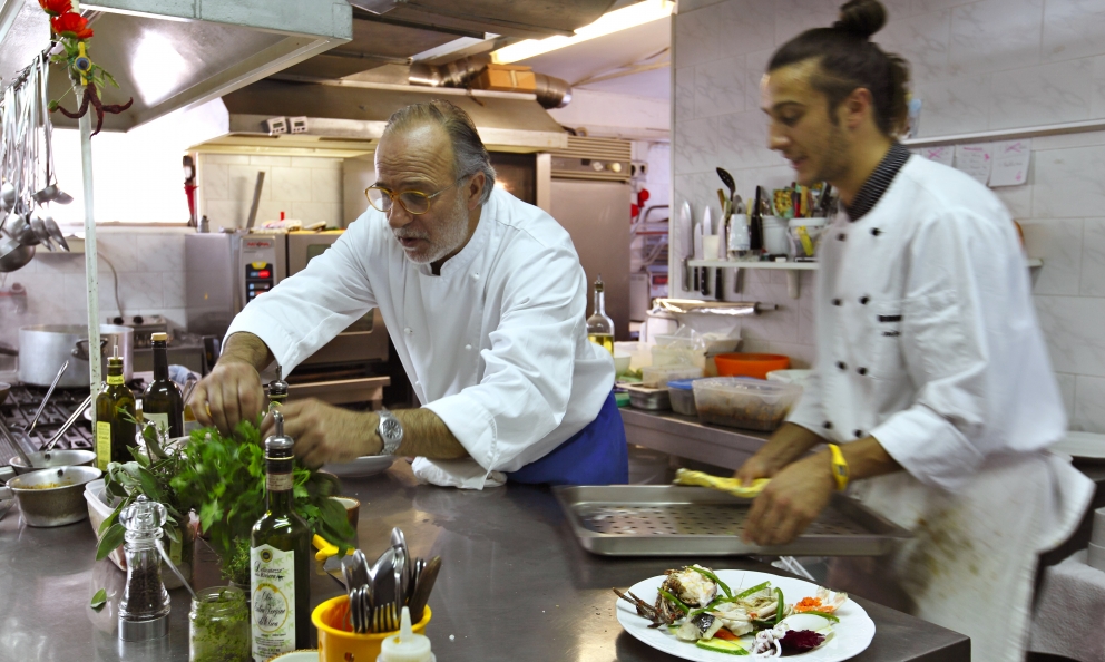 Zazzeri e il pesce alla Gaja