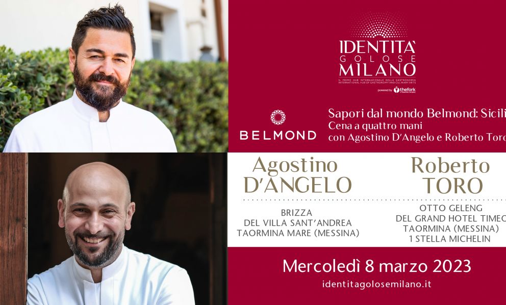 Sapori dal mondo Belmond: a Identità Golose Milano si parte con una Sicilia... a quattro mani 