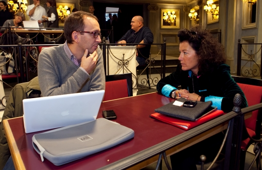 Galleria fotograficaIl Teatro del Gusto, al terzo piano della Citt&agrave; del Gusto del Gambero Rosso a Roma, Il teatro ha ospitato la finale della prima edizione del Premio Birra Moretti Grand Cru.Paolo Marchi