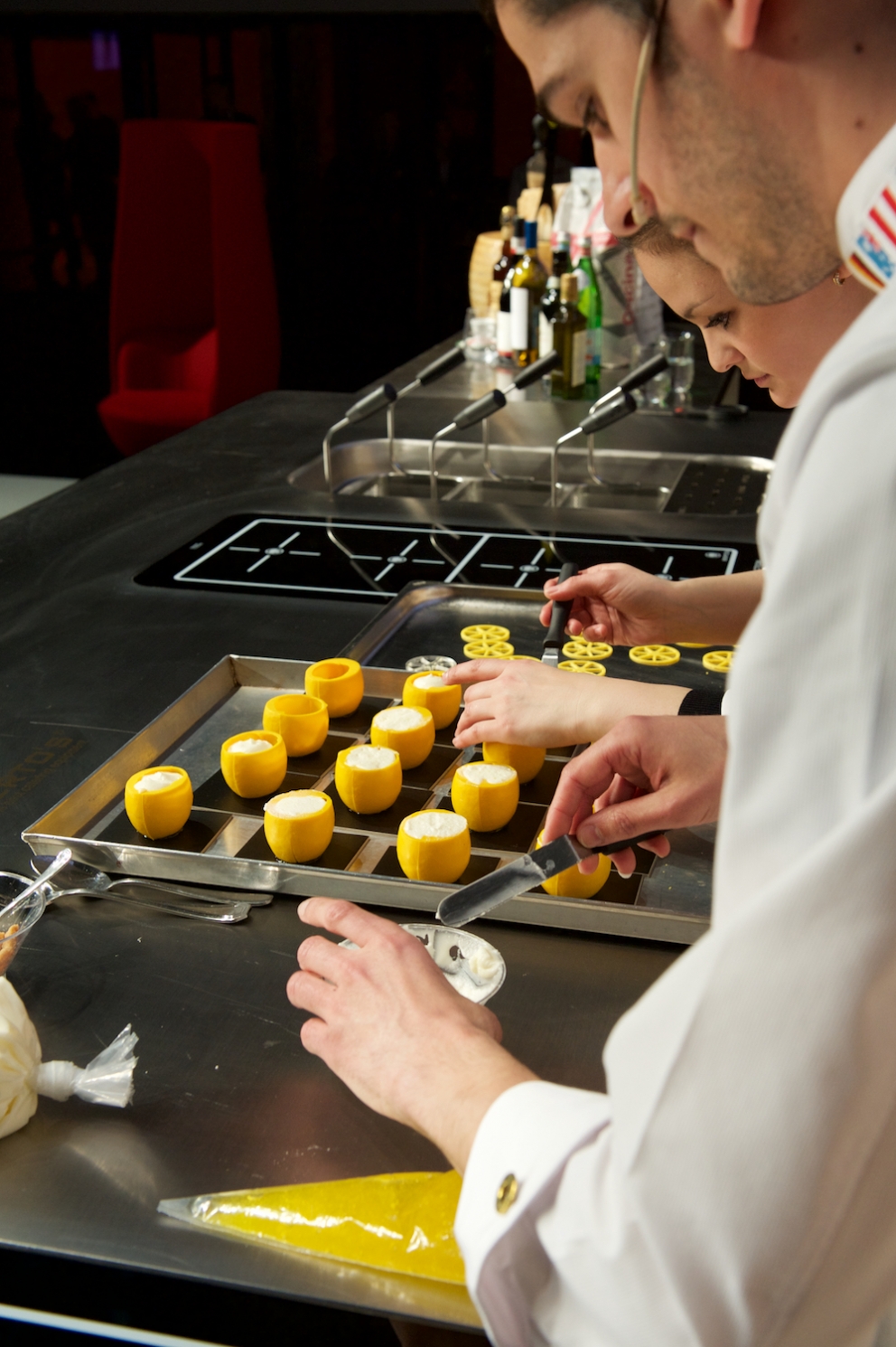 Photogallery






RUSSIAN DEBUT. Viola Cateni of Identità Golose with Vladimir Mukhin, White Rabbit in Moskow








SUBLIMATION OF LEFTOVERS. Massimo Bottura








SOUTHERN UNITED STATES. Sean Brock of Husk, Charleston








HEALTH AND TASTE. Heinz Beck and Francesca Barberini








EL COQ's CREST. Lorenzo Cogo, El Coq in Marano Vicentino








BLUE LAGOON. Lionello Cera, Antica Osteria Cera, Campagnia Lupia (Venice)








CHICKENS AND STARS. Gian Pietro Damini, Damini e Affini, Arzignano (Vicenza)








SILENCE AND BEAUTY. Kei Kobaiashi, a Japanese pastrychef in Paris





