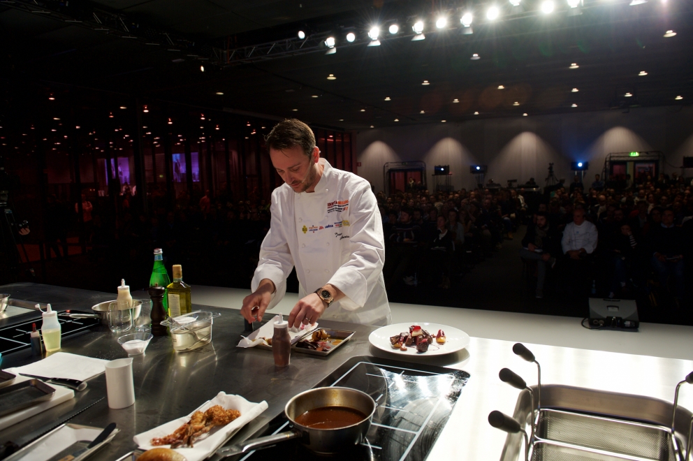 Photogallery






RUSSIAN DEBUT. Viola Cateni of Identità Golose with Vladimir Mukhin, White Rabbit in Moskow








SUBLIMATION OF LEFTOVERS. Massimo Bottura








SOUTHERN UNITED STATES. Sean Brock of Husk, Charleston








HEALTH AND TASTE. Heinz Beck and Francesca Barberini








EL COQ's CREST. Lorenzo Cogo, El Coq in Marano Vicentino








BLUE LAGOON. Lionello Cera, Antica Osteria Cera, Campagnia Lupia (Venice)








CHICKENS AND STARS. Gian Pietro Damini, Damini e Affini, Arzignano (Vicenza)








SILENCE AND BEAUTY. Kei Kobaiashi, a Japanese pastrychef in Paris








A HOMAGE TO GREAT SPANISH CHEFS. Josep Maria Rodriguez Guerola from Barcelona








THE TASTY KILOMETRE. Corrado Assenza, Caffè Sicilia, Noto (Siracusa)








VEGETARIAN ASCESIS. Pietro Leemann, Joia, Milan








KING OF THE KITCHEN GARDEN. Enrico Crippa, Piazza Duomo, Alba (Cuneo) 








GEOMETRICAL INTELLIGENCE. Davide Scabin, Combal.zero, Rivoli (Torino)








ETHICS AND RESPONSIBILITY. Davide Oldani, D'O, Cornaredo (Milan)








ESTEROFILIA? WHAT IS IT? Fabio Pisani e Alessandro Negrini, Aimo e Nadia, Milan








PASSATELLI IN PARADISE. A Massimo Bottura's dish








IN LOVE WITH 'NDUJA. Bryce Shuman, Betony, New York








CHEF AND SOUS-CHEF. Carlo Cracco e Luca Sacchi, Cracco, Milan








PINK BLOOD. PInk bloody rice by Christian Milone, Gastronavicella della Trattoria Zappatori, Pinerolo (Turin)








BEE COOKING. Cristina Bowerman's nest, Glass Hostaria, Rome








A 7 NOTES MENU. Enrico Bartolini, Devero, Cavenago Brianza








ALTITUDINE VERTIGO. Virgilio Martinez, Central, Lima, Perù








BY THE MAESTRO. Gualtiero Marchesi and Gianluca Fusto








VEGETARIAN TURN. Alain Ducasse and Romaine Meder, Plaza Athénéee, Paris








THE CUSTOMER IS NOT SERVED. Marco Giallini and Marco Reitano, Noi di Sala





