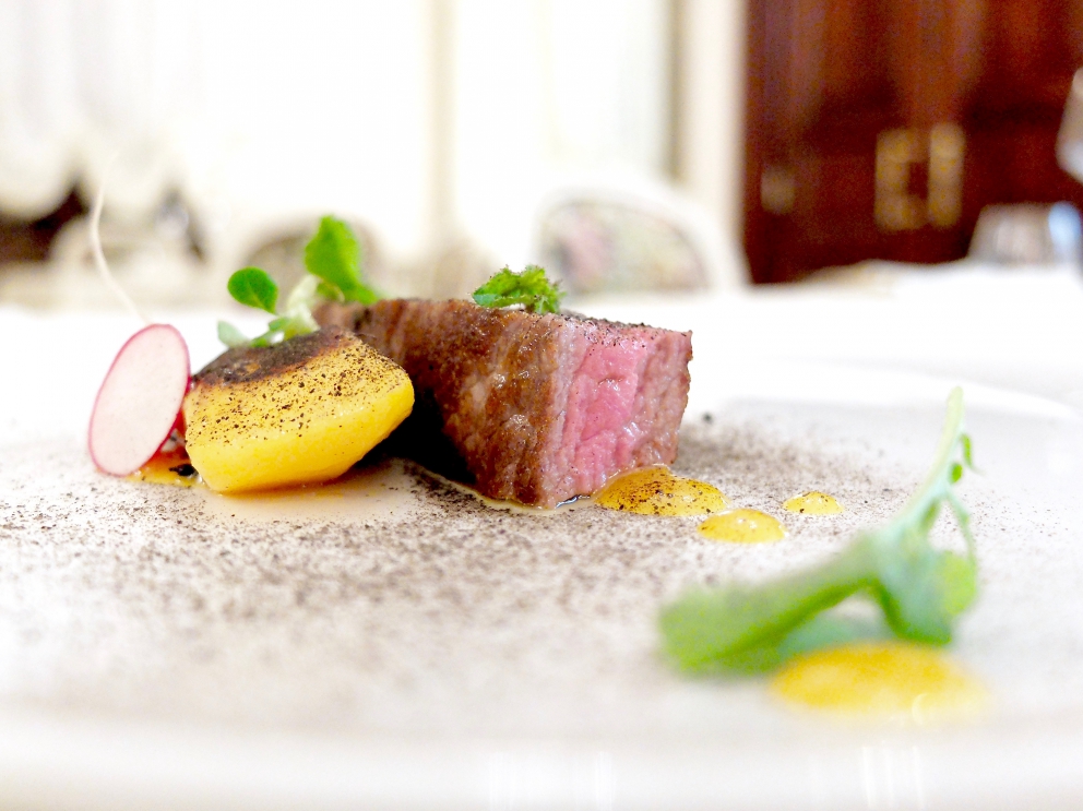 Galleria fotografica






La nostra cena all'Opéra nella fotogallery di Tanio Liotta. Partenza con Panino allo zafferano, crema di formaggio, purea di mango e mora ghiacciata









Gambero crudo e cotto, fiordilatte, lampone e mango, ossia come dare originalità a un crostaceo onnipresente









Fegatello di maiale con friarielli, sedano rapa e zucchine, eleganza dove non te l'aspetti









Zucca e cozze: zuppetta di zucca e cozze, pomodorini confit, crostini secchi di pane con extravergine e aceto balsamico









Risotto mantecato con ricci di mare, sesamo tostato e fiordilatte









Ravioli aperti di rapa rossa brasata, besciamella leggera alla lavanda, carote allo zafferano “selezione Croco & Smilace”









Pappardelle in sugo di cinghiale al vin santo, cacao e pecorino: come dare un tocco di raffinatezza a un piatto di comfort food tradizionale toscano









Lardo, fiori eduli e rosa allo yogurt: bellissimo









La nostra catalana “a crudo”: ossia gambero rosso con olio e aceto balsamico, carpaccio di scampi, gamberi, mazzancolle con malograno, lampone, mirtilli, ravanello, pomodoro giallo e arancia






