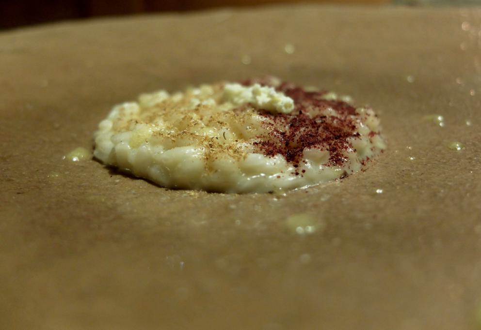 Galleria fotografica






La nostra cena a El Molin, negli scatti di Tanio Liotta. Intanto lo chef Alessandro Gilmozzi...









S'inizia con gli appetizer: Cialda di cioccolato bianco, mandorle, frutti rossi e ostrica









Cialda di pasta, capasanta, aceto, rosmarino e pesca









Crosta di pane cotta al vapore, caviale di salmerino, burro di malga. Gli appetizer sono accompagnati da una tisana dolomitica aromatizzata ai funghi porcini









Zabaione freddo al fieno, patate, cialda al crescione. In accompagnamento, ginger ale & sambuca









Crudité di cervo, pistacchi di Bronte, riccio di mare, olio di cardo









Quattro piatti denominati Miniature Wild. Il primo: Vele di Marzemino con pesto e germogli di pino, servite sulla pigna









Miniature Wild 2: Zigher aromatizzato al lichene e aceto di pino. «Lo Zigher è un formaggio delle Dolomiti. Lo faccio fare da un casaro e poi lo affino con il lichene di pino»









Miniature Wild 3: Cialda di mela e sedano, riduzione di aringa









Miniature Wild 4: Insalata di 20 erbe, fiori e germogli, con gelato di sarde di lago e pane, mousse di crescione, sfere di zucchero e olio









L'uovo delle Dolomiti: uovo su crema di piantaggine, betulla, betulla candita, lichene bianco, riduzione di porcini









Un piatto storico, Salmerino marinato ai lamponi, acqua distillata di lamponi, gelato di aglio selvatico, germogli e pesto









Pesce carpione con fiori di malva e calendula. «Il pesce carpione (la cui marinatura tradizionale dà il nome al carpione stesso, ndr) era scomparso, ora l'abbiamo recuperato con la Fondazione Mach»






