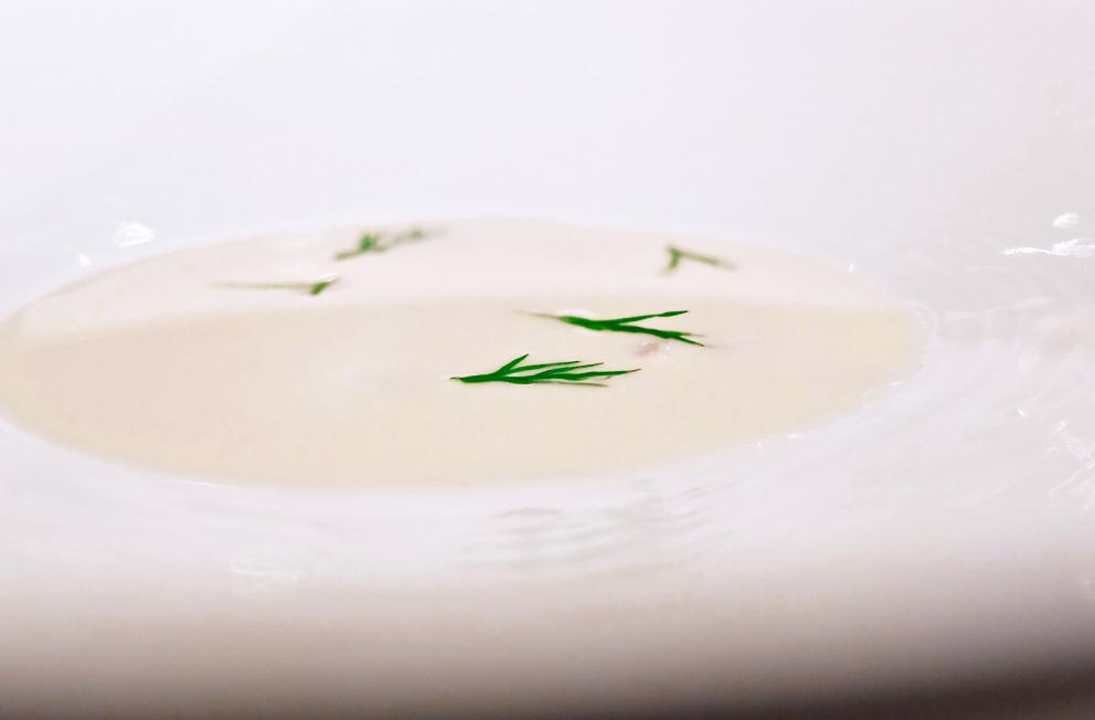 Photogallery






Water, oil, lemon and liquorice: purity. «I use it to clean the palate before the tasting. Water is energy, liquorice is synergic strength, lemon is my emblem, oil [chilled at -40°C] is my homeland»









Italy is also about bread. Taglienti makes it himself, with a 200-year-old mother yeast. On the small plate, at least two delicious types: whole wheat bread, to the right, and schiacciata with herbs and courgette flowers and dehydrated citrus fruits









A dish that, within this new tasting menu, represents something different, that is to say a hint to what the chef has done so far: Bianco e nero di seppia was born in 2009: «The input was a dish of spaghetti with squid ink I had on the beach in Sicily». Under the squid, pressed as if it were pasta, eight types of citrus fruits and panna cotta with sea urchins. Extracts, fonds and jus are increasingly essential in the cuisine of Taglienti. Through them, he channels the essence of flavour: «We always have 12 sauces in the kitchen: fonds of every possible meat, 6 juices from every citrus fruit, plus extracts». The photo shows a previous dinner we had. The author is Tanio Liotta









«I asked myself, why not serve saltimbocca alla romana?». Here it is: raw Piedmontese meat, culatello, butter emulsified with a little flour, thus adding a classic saltimbocca element, then an extract of sage and white wine – the sage is previously micro-fermented close to the stove. «In France cuisine is only about fine dining. In Italy, cuisine comprises everything». Taglienti uses the word vision for this dish









Fat goose liver from Mortara wrapped in steamed cabbage, warm oyster cream and casseoula sauce: the expression of a territory. «This is my idea of casseoula, which we cook in a classic way, and then extract so as to make a sauce». The cabbage recalls caponet or lattuga ripiena alla ligure (served with tocco, a thick meat broth which we’ll mention later too), but has fat liver too. A fantastic dish









Traditional Lasagne Bolognese: (new) avant-garde. A very thin dough, with the ragù simmering for six hours









Frittura di pesce morone al salmoriglio: heritage. «Here’s salmoriglio [not in the photo] an ancient Sicilian and Calabrian seasoning that is more and more forgotten and was one used for chargrilled fish» (olive oil, garlic, oregano, lemon juice, basil, fresh hot green chilli pepper). The batter is made with beer and encloses the fried fish as well as a sauce that is halfway between Provencal anchoiade, with anchovies, and Ligurian tapenade, with olives. Then, also fried in batter, a leaf of basil from the south, «because it’s large, while the basil from Prà in Liguria has small leaves» and then bergamot, Moroccan preserved lemon, olives form Arma di Taggia. Very good









Quintessenza di un tocco genovese: culinary memories. We’ve already mentioned tocco: it’s a sauce based on the very slow cooking of vegetables, tomatoes, mushrooms, bone marrow and then the meat you add so it releases its juices and flavours, and is served separately as a main course. Tocco is a concentrate of aromas that stays in the background. It’s a seasoning, usually, but Taglienti serves it by itself. An elegant blast of flavour









Artichoke cake: evolution. Taglienti adds an idea of tarte tatin to a classic. And a touch of Cynar. A dish halfway between savoury and sweet









Cappuccino of mushrooms with liver pudding: Italian classicism. This sweet is a small masterpiece: liver royale, black cherries, mushroom cappuccino, bay leaves, black pepper and vermouth. Extremely good, complex, and elegant









He also serves the previous dish in a less sweet version, as an entrée. We tasted it during a dinner a few months ago, when we took the following photos, which show the differences with the new road Taglienti has now taken. In this case, Mushrooms and veal liver royale. Tanio Liotta is the author of all the photos









We started with Water, oil, lemon and liquorice, in a slightly different version









Almond and tarragon, lovely









Lightly seared scampi from Liguria, chopped tomatoes in Vierge sauce and Genovese biscuit with basil from Prà









Oyster and hazelnut, a masterpiece









Eel and turnip tops 









Lobster and white snails potage 









Pummarola e mezzanello









Risotto with freshly pressed turmeric juice, wild black pepper and powdered bay leaves 









Veal and cinnamon sticks 









Pigeon and rosemary









Fish sanguinaccio, a spectacular dessert









Onion and gold






