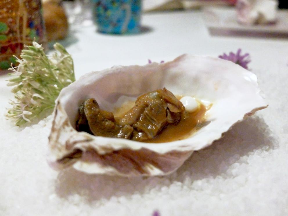 Photogallery






Our dinner at Kavcic, portrayed by Tanio Liotta. The appetizers are dedicated to the "late harvest": Barbera brittle, then Egg, potatoes, white truffle and dried tomato, finally Foie gras on a toast with raspberries, «it is tradition to eat goose on Saint Martin’s in Slovenia»









Anchovies from Istria, oil, lemon, rosemary, squid ink, pecorino, cheese, wheatgrass, glasswort and oil and orange, «our new interpretation of the classic fishermen’s sandwich»









Fake rice: Celeriac, smoked trout, powdered vegetables (parsley, carrots, tomato). A now classic trompe-l'œil, Tokuyoshi or Tassa come to mind









Fake pasta, «summer memory»: Adriatic squid, tomatoes from the Vipava valley, tomato sauce, dried crispy basil, «a play on temperatures and textures»






