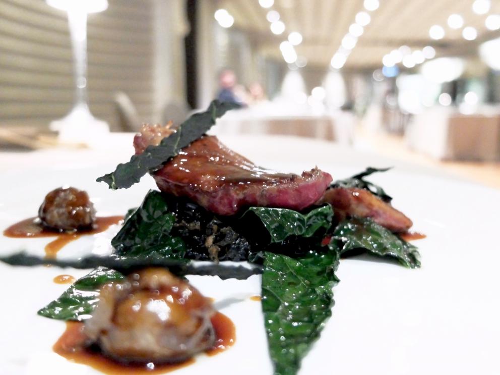 Photogallery






Our journey as portrayed by Tanio Liotta. We start with a long series of entrees, like Sausage from Bra with leeks and cabbage wafer 









Quenelle of scampi, cream of veal brains, catalogna chicory and ginger 









Mousse of parsley and anchovies









Tartufino with hen paté, onions, Porto and powdered mushrooms 









Mozzarellina, tomato and basil









Wafer of Senatore Cappelli wheat, buffalo milk butter and wild fennel









Grissino and salami









Steamed bun, veal tongue and bagnetto rosso









Bread, butter and oil, powdered garlic and Pomodoro









Cauliflower cannolo, mousse of Seirass del Fen, almond and lemon 









Raw amberjack, beetroot in carpione and pepper...









...followed by beetroot "nature"









Toasted bread, butter, Jerusalem artichoke, preserved garlic and white truffle from Alba









Raw meat, turnip tops, sea urchins and Murazzano









Raw meat, broth with white truffle from Alba









Chiocciole di Cherasco, savoy cabbage, lard and “preserved” garlic









Fried Jerusalem artichoke and white truffle from Alba









Egg alla Rossini and white truffle from Alba. The egg is cooked at low temperature. Plus there-s the foie gras mousse, Madeira, pan brioche and balsamic vinegar 









Vitello “tonné”









Vegetables, quail egg, cream of leek, Jerusalem artichoke and mushrooms 









Ravioli “Ris e còi”. Còi means cabbage. It’s based on a poor Piedmontese dish









Spaghetti, hazelnuts, tuna bottarga and ginger 









Plin ai tre arrosti









Tajarin, mountain butter, parmigiano and white truffle from Alba









Fennel and sweetbreads kebab with lentils and mandarin 






