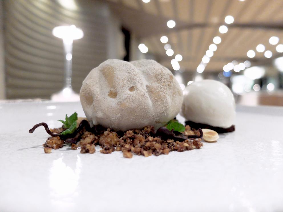 Photogallery






Our journey as portrayed by Tanio Liotta. We start with a long series of entrees, like Sausage from Bra with leeks and cabbage wafer 









Quenelle of scampi, cream of veal brains, catalogna chicory and ginger 









Mousse of parsley and anchovies









Tartufino with hen paté, onions, Porto and powdered mushrooms 









Mozzarellina, tomato and basil









Wafer of Senatore Cappelli wheat, buffalo milk butter and wild fennel









Grissino and salami









Steamed bun, veal tongue and bagnetto rosso









Bread, butter and oil, powdered garlic and Pomodoro









Cauliflower cannolo, mousse of Seirass del Fen, almond and lemon 









Raw amberjack, beetroot in carpione and pepper...









...followed by beetroot "nature"









Toasted bread, butter, Jerusalem artichoke, preserved garlic and white truffle from Alba









Raw meat, turnip tops, sea urchins and Murazzano









Raw meat, broth with white truffle from Alba









Chiocciole di Cherasco, savoy cabbage, lard and “preserved” garlic









Fried Jerusalem artichoke and white truffle from Alba









Egg alla Rossini and white truffle from Alba. The egg is cooked at low temperature. Plus there-s the foie gras mousse, Madeira, pan brioche and balsamic vinegar 









Vitello “tonné”









Vegetables, quail egg, cream of leek, Jerusalem artichoke and mushrooms 









Ravioli “Ris e còi”. Còi means cabbage. It’s based on a poor Piedmontese dish









Spaghetti, hazelnuts, tuna bottarga and ginger 









Plin ai tre arrosti









Tajarin, mountain butter, parmigiano and white truffle from Alba









Fennel and sweetbreads kebab with lentils and mandarin 









Grilled pigeon, black cabbage and frisse









Pheasant, scorzonera truffle and foie gras sauce






