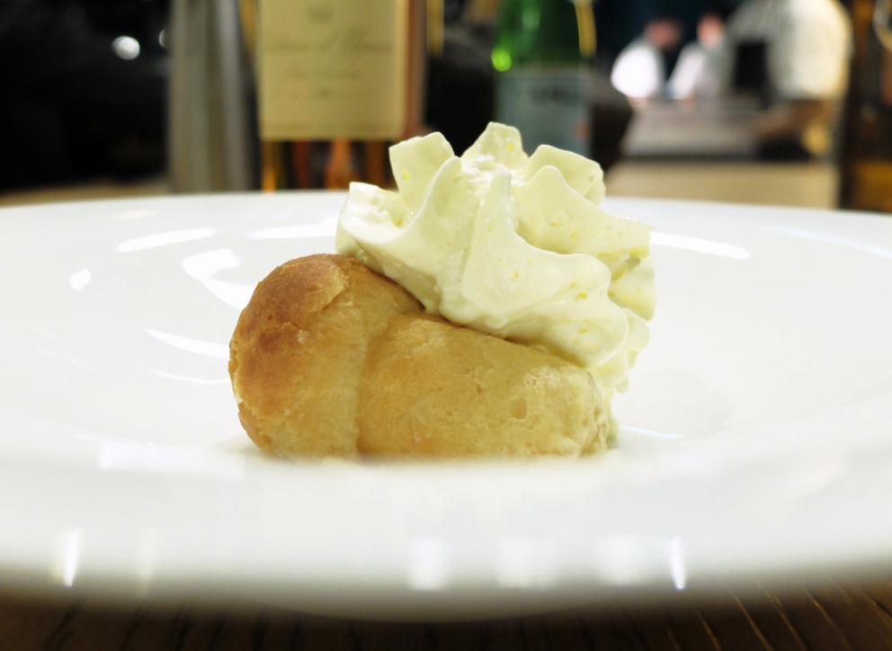 PhotogalleryThe tasting at Tokuyoshi&rsquo;s begins with Lacrime di verdura, mottainai broth, which is the Japanese to say &ldquo;what a waste&rdquo;, more or less. It&rsquo;s made with vegetable scraps, infused for 48 hours. It&rsquo;s delicious. The first tasting &ndash; the photos are by Tanio Liotta&nbsp;&ndash; is the sweet and savoury Crostatina di melanzane alla parmigiana
Pianta & radici, scampi in tempura with vegetal carbon
Sicilian cannoli filled with creamed salted cod 
Pizza Anna, a light version of pizza capricciosa, to share: the base is made with puffed rice, then tomato sauce, wafers of Parmigiano, cooked ham, mortadella, capers, anchovies and fried artichokes. Paired with a broth of capers
Tanti cilindri: scallops, roots, Breton sea urchins, plankton, black cabbage, carrot, cherries, peach, radish, nasturtium, fermented carrot juice... A fantastic, very elegant dish
Da leccarsi le dita: delicious eel rolled in panko, Japanese Amakusa salt (very mineral), pepper. You dip it in furikake sauce, made with fish and capon stock, with pepper from Makuaw, Taiwan, very citrusy
Ginger beer and lemon grass to cleanse the palate
Tagliatelle, lardo di wagyu di Kyoto, foglia di pomodoro: homemade tagliatelle made with lard from Japanese beef prepared by Tokuyoshi&nbsp;according to Italian tradition and matured 2 months, then bergamot and Parmigiano. Paired with Via Emilia broth, with capon, crust of Parmigiano, prosciutto and mortadella
Lingua &&nbsp;coda: veal tongue and monkfish, seasoned sauces made with their respective jus, the latter adding some tomato water, plus turnip tops and broth of capers
Deer fillet from Zivieri, pur&eacute;e of purple potatoes, leek, black truffle from the Apennine. The meat is glazed in mottainai broth and teriaki. Paired with a broth of red fruits and beetroot. A great dish
Mallard with its civet, rhubarb leaves, sea asparagus and crispy rice with saffron (pan fried). Absolutely delicious
Mallard liver on crispy chips and civet sauce. Paired with lentil broth
Gelatine of Zibibbo, granita with pizzuta almonds, vinegar from white Serragghia&nbsp;wine by Gabrio Bini&nbsp;in Pantelleria
