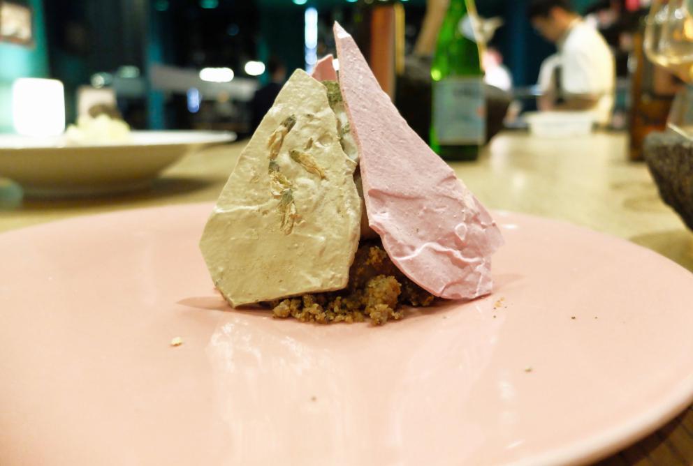 PhotogalleryThe tasting at Tokuyoshi&rsquo;s begins with Lacrime di verdura, mottainai broth, which is the Japanese to say &ldquo;what a waste&rdquo;, more or less. It&rsquo;s made with vegetable scraps, infused for 48 hours. It&rsquo;s delicious. The first tasting &ndash; the photos are by Tanio Liotta&nbsp;&ndash; is the sweet and savoury Crostatina di melanzane alla parmigiana
Pianta & radici, scampi in tempura with vegetal carbon
Sicilian cannoli filled with creamed salted cod 
Pizza Anna, a light version of pizza capricciosa, to share: the base is made with puffed rice, then tomato sauce, wafers of Parmigiano, cooked ham, mortadella, capers, anchovies and fried artichokes. Paired with a broth of capers
Tanti cilindri: scallops, roots, Breton sea urchins, plankton, black cabbage, carrot, cherries, peach, radish, nasturtium, fermented carrot juice... A fantastic, very elegant dish
Da leccarsi le dita: delicious eel rolled in panko, Japanese Amakusa salt (very mineral), pepper. You dip it in furikake sauce, made with fish and capon stock, with pepper from Makuaw, Taiwan, very citrusy
Ginger beer and lemon grass to cleanse the palate
Tagliatelle, lardo di wagyu di Kyoto, foglia di pomodoro: homemade tagliatelle made with lard from Japanese beef prepared by Tokuyoshi&nbsp;according to Italian tradition and matured 2 months, then bergamot and Parmigiano. Paired with Via Emilia broth, with capon, crust of Parmigiano, prosciutto and mortadella
Lingua &&nbsp;coda: veal tongue and monkfish, seasoned sauces made with their respective jus, the latter adding some tomato water, plus turnip tops and broth of capers
Deer fillet from Zivieri, pur&eacute;e of purple potatoes, leek, black truffle from the Apennine. The meat is glazed in mottainai broth and teriaki. Paired with a broth of red fruits and beetroot. A great dish
Mallard with its civet, rhubarb leaves, sea asparagus and crispy rice with saffron (pan fried). Absolutely delicious
Mallard liver on crispy chips and civet sauce. Paired with lentil broth
Gelatine of Zibibbo, granita with pizzuta almonds, vinegar from white Serragghia&nbsp;wine by Gabrio Bini&nbsp;in Pantelleria
O' bab&agrave; napoletano&nbsp;soaked in Ch&acirc;teau d'Yquem 2006,&nbsp;&laquo;I get the bab&agrave; from a lady who&rsquo;s been making them for 40 years&raquo;
