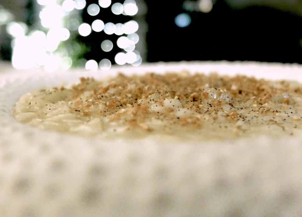 Photogallery






Our dinner at Leone Felice portrayed by Tanio Liotta. We start with the appetizers, already of the highest standards. Here is Polenta chips with octopus and its mayonnaise. Sommelier Valerio Cappiello, from Anacapri, at Albereta for 11 years now, pairs this with Bellavista Brut Edizione La Scala 2012









Chickpea farinata, mortadella and truffle mayonnaise is a perfect amuse bouche, in terms of texture and play with temperatures









Cheese, pepper and lime croquettes









Cucumber in osmosis of chartreuse and mandarin









Mousse of squid and Mediterranean sauce: a veil of tomato extract, its crazy intense, with the squid hiding the courgette caviar. Paired with Vigna Leone 2016 from the Albereta vineyards









Snails, artichoke royale and teriyaki, another convincing dish, with a nice play of textures and the smoky note of the crispy artichoke









Chargrilled eel from Lake Iseo, cucumber, green apple and chervil: lovely. Fisherman Nando Soardi, who also supplies the whitefish, caught the eel






