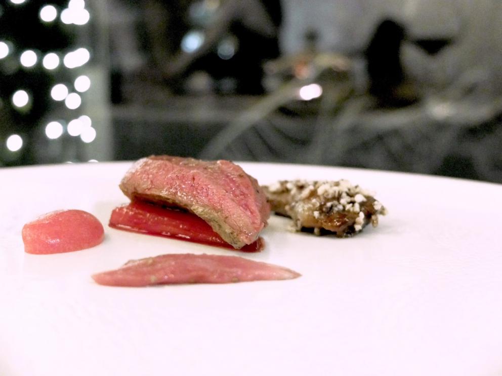 Photogallery






Our dinner at Leone Felice portrayed by Tanio Liotta. We start with the appetizers, already of the highest standards. Here is Polenta chips with octopus and its mayonnaise. Sommelier Valerio Cappiello, from Anacapri, at Albereta for 11 years now, pairs this with Bellavista Brut Edizione La Scala 2012









Chickpea farinata, mortadella and truffle mayonnaise is a perfect amuse bouche, in terms of texture and play with temperatures









Cheese, pepper and lime croquettes









Cucumber in osmosis of chartreuse and mandarin









Mousse of squid and Mediterranean sauce: a veil of tomato extract, its crazy intense, with the squid hiding the courgette caviar. Paired with Vigna Leone 2016 from the Albereta vineyards









Snails, artichoke royale and teriyaki, another convincing dish, with a nice play of textures and the smoky note of the crispy artichoke









Chargrilled eel from Lake Iseo, cucumber, green apple and chervil: lovely. Fisherman Nando Soardi, who also supplies the whitefish, caught the eel









Risotto with hunchbacked cardoon, smoked chestnuts and black cardamom. Paired with Convento Ss. Annunciata 2013 Bellavista









Whitefish “alla mugnaia”, cauliflower toffee and calamondino meringue






