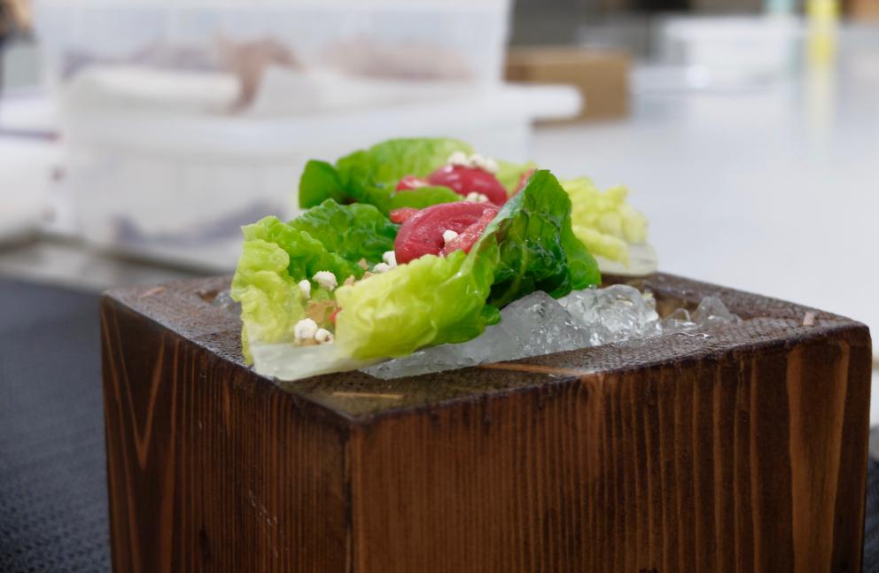 Photogallery






Our dinner, in Tanio Liotta's photos. First appetizers: Fried chicken skin with tomato mayonnaise and a new take on the "alla bella Rosina" egg - in this case the egg is a quail egg with passion fruit









Fried nettles with Maldon salt​









Cruschi peppers with fresh ricotta, Marinated mackerel with chia chips









Sausage from Bra in Roman cabbage, Lardo, cucumber and sesame seeds, Corn chips, tomato sauce and avocado









Italian style cheviche: raw ombrina, coriander oil, juniper, sauce of cherry tomatoes, of chilli pepper, of orange, of beetroot. Very good









Courgette, saras del fen, tomato, egg yolk with saffron: fresh, delicate, convincing









Cod, porcini, bagnèt verd









Seared calamari, ovuli reali, cellina olive and mustardela, adding that extra touch









A great, surprising dish: Entrecote, just seared, wild hop, cruschi pepper sauce, buckwheat. Almost a carpaccio, Piedmont has a new face









Risotto with carrots, ginger, pink pepper, eel lacquered with carrot. The eel is fantastic, the mix tends to sweetness but the balance works









Turbot, fennel, cream of lemon, fried cartilage fritta: masterful skills









Pigeon, braised shallot, tomato, ginger, black lemon from Mexico with nuts: the pigeon is matured for two weeks in hay, the heart is in brine, the leg is panfried, delicious









Yogurt, cherries, cherry extract and barolo chinato, walnut brittle






