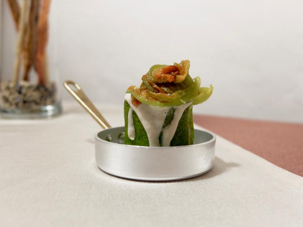 Photogallery






Our nice dinner in the photos by Tanio Liotta. Starting with the appetizers: Wafers of rice from Sibari (black and whole rice) with ketchup and 'nduja









Buckwheat biscuits, blue cheese, salted nuts 









Salted codfish croquettes 









Hemp wafer, cucumbers, pecorino, kiwi and mackerel 









Cow’s milk ricotta, tomato gel, vinegar, dehydrated and powdered black olives






