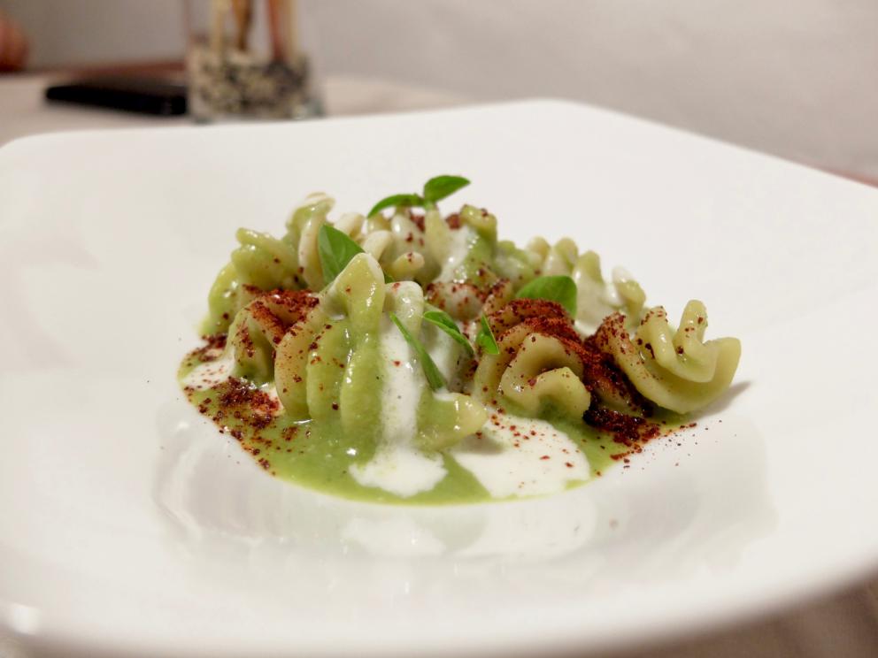 Photogallery






Our nice dinner in the photos by Tanio Liotta. Starting with the appetizers: Wafers of rice from Sibari (black and whole rice) with ketchup and 'nduja









Buckwheat biscuits, blue cheese, salted nuts 









Salted codfish croquettes 









Hemp wafer, cucumbers, pecorino, kiwi and mackerel 









Cow’s milk ricotta, tomato gel, vinegar, dehydrated and powdered black olives









Courgette roll with potatoes from Sila, egg yolk, mustard sauce, cream of blue cheese and anchovy and courgette flower 









Tartare of Podolica, mustard mayonnaise, marjoram, fig molasses and toasted olive mousse 









Seared octopus, cream of almonds, rocket salad water, wafer of potatoes from Sila with squid ink 









Rabbit terrine, crispy pan brioche, onions from Tropea, reduced broth of licorice  









Rice from Sibari, late orange from Trebisacce in powder and mousse, ginger, seared squid






