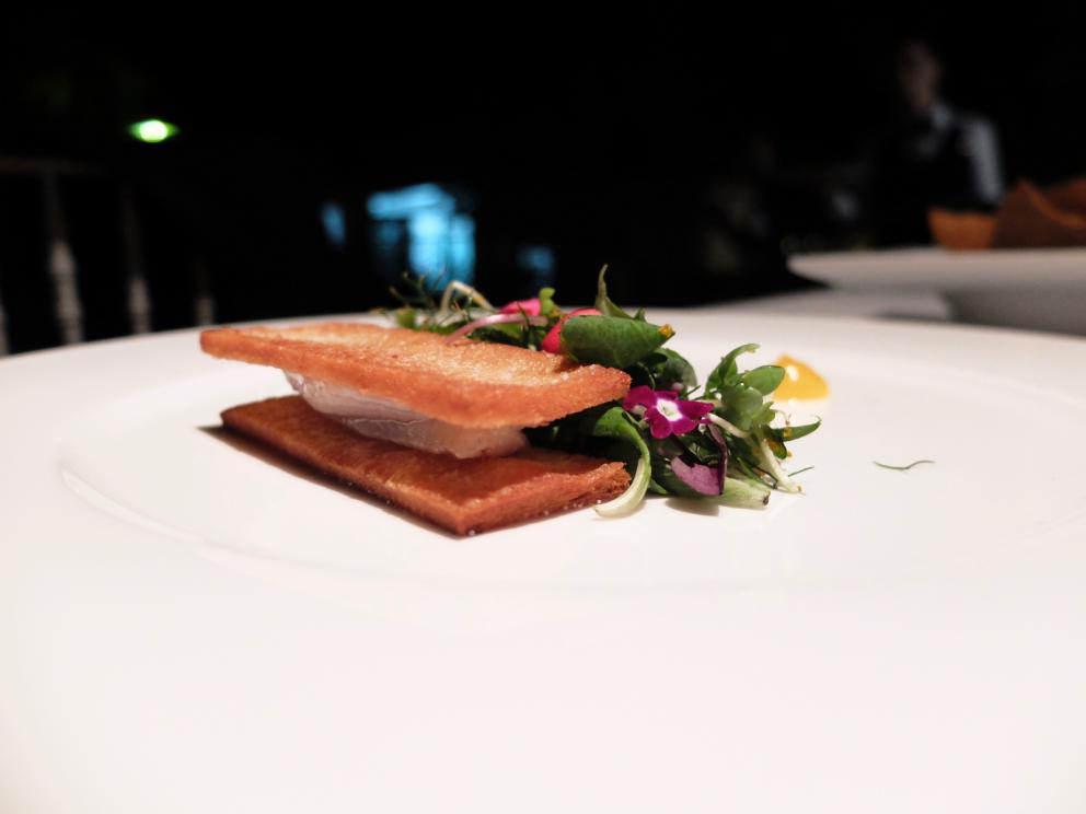 Photogallery






Our dinner at Dattilo. Pictures by Tanio Liotta. Meanwhile, the remarkable toasted bread (made with Senatore Cappelli flour) served with oil butter produced by Ceraudo









Initial meatballs, with ricotta, potatoes and prosciutto...









Fried filo pastry sfogliatella filled with sardella, caciocavallo podolico, thyme, Pachino cherry tomatoes and pistachios from Bronte. Delicious, like the meatballs









Sandwich with maison sesame, podolica burger, salad, ketchup and mayonnaise 









A great, balanced and elegant dish, right away: Snapper, bergamot, silt and pink pepper, that is to say a snapper ceviche, citrus fruits, wild mustard flowers, honey, onion extract

 









Tomato, apple and lemon 






