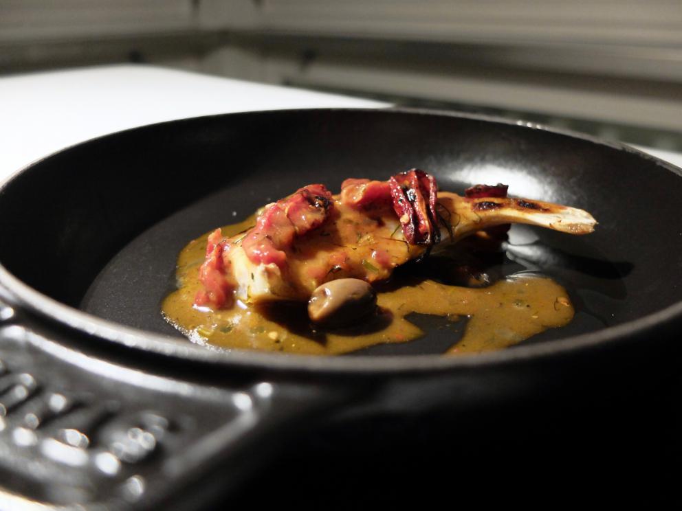 Photogallery






Our dinner at Uliassi in the photos from Tanio Liotta. Meanwhile, the protagonists: chef Mauro with his sister Catia and son Filippo









The appetizers: Seaweed wafer, Hazelnut wafer and foie gras (a super classic, always delicious), Fake beef and almond olive, Crostino with anchovy and truffle, fabulous, paired with Kir Royal. The the first dish, in the photo: Raw scampi, juice of raw scampi head and finger lime. Great balance with the finger lime adding complexity









Pancotto, almonds and sea urchins from his friend Roberto Petza









Benvenuti al mare, that is to say hot stock made with clams, anemones, processed mussels and seaweed. A voluptuous blow, a sea to shake with the right whisk









Sogliola alla Maître d’Hotel: nostalgic, a reassuring, elegant the-way-we-were









Il mare dentro, a superb dish made with fish entrails: salted cod and monkfish tripe, heart of turbot, squid liver... They’re cooked separately, each mouthful giving a different elegance. Uliassi uses scraps, waste products









Another masterpiece: Acqua di insalata, pane e lumache. We move to the countryside. Uliassi describes it perfectly: in the palate, the damp taste of the earth in Romagna. Snails, broad bean gelato, bread, salad water, made very powerful by pressing and maceration






