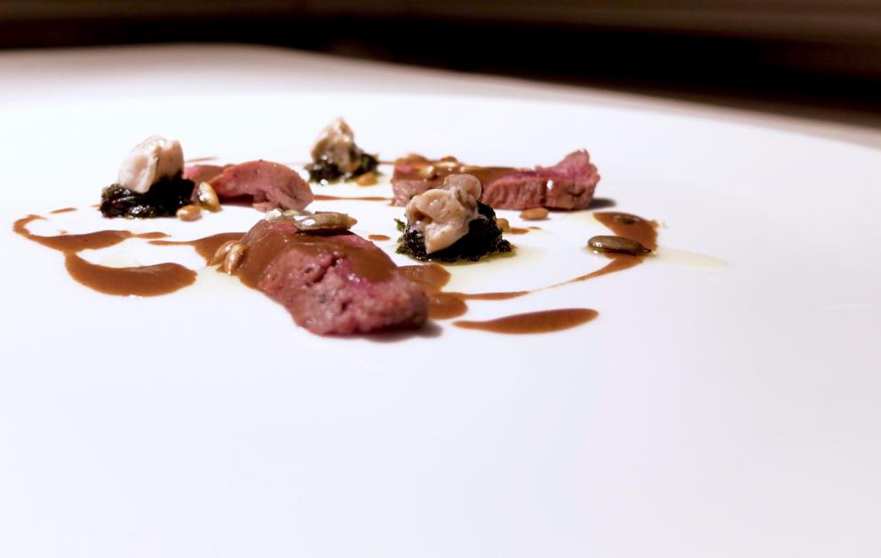 Photogallery






Our dinner at Uliassi in the photos from Tanio Liotta. Meanwhile, the protagonists: chef Mauro with his sister Catia and son Filippo









The appetizers: Seaweed wafer, Hazelnut wafer and foie gras (a super classic, always delicious), Fake beef and almond olive, Crostino with anchovy and truffle, fabulous, paired with Kir Royal. The the first dish, in the photo: Raw scampi, juice of raw scampi head and finger lime. Great balance with the finger lime adding complexity









Pancotto, almonds and sea urchins from his friend Roberto Petza









Benvenuti al mare, that is to say hot stock made with clams, anemones, processed mussels and seaweed. A voluptuous blow, a sea to shake with the right whisk









Sogliola alla Maître d’Hotel: nostalgic, a reassuring, elegant the-way-we-were









Il mare dentro, a superb dish made with fish entrails: salted cod and monkfish tripe, heart of turbot, squid liver... They’re cooked separately, each mouthful giving a different elegance. Uliassi uses scraps, waste products









Another masterpiece: Acqua di insalata, pane e lumache. We move to the countryside. Uliassi describes it perfectly: in the palate, the damp taste of the earth in Romagna. Snails, broad bean gelato, bread, salad water, made very powerful by pressing and maceration









Turbot neck in potacchio, alla moda dei contadini di Senigallia: this dish recalls a local tradition. The neck, in fact it’s the mandible, is seasoned with lard, tomato sauce, white wine, wild fennel and garlic









Mezze maniche “au beurre blanc”, boccaincava fish and boccaincava liver: French echoes, Escoffier comes to the mind, but the plus is given by the stargazer fish liver, «one could also use mullet, or weever...»









Uliassi wastes nothing: here’s the second part of the potacchio, first the turbot’s mandible, now the Turbot head with capers and anchovies, cooked on the barbecue, an Adriatic grill









Wood pigeon and sea urchins, earth is getting closer…






