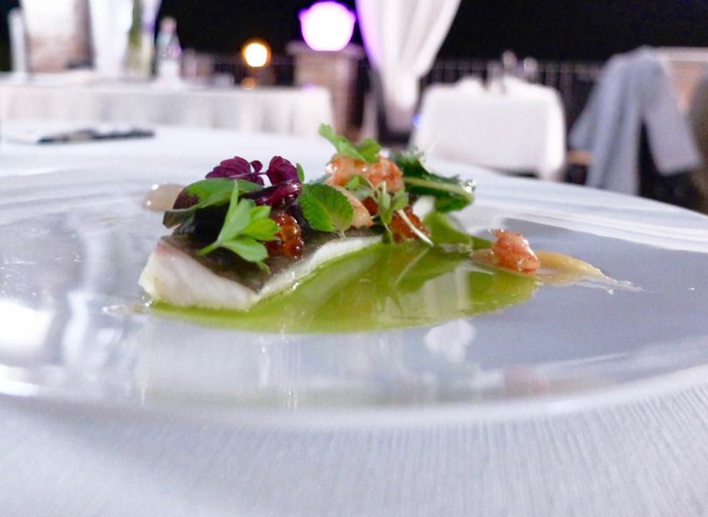 Photogallery






Mammoliti with patron Ventura and the staff: 12 people. Portuguese Pedro Demetrio is the sommelier. Photos by Tanio Liotta









We start with the appetizers: Tuile with squid ink and tuna mousse  









Beef steak flower (Heliconia mariae) and sweet peach 









Tube of bechamelle and jowl bacon 









Goat cheese éclair 









Radish with sesame brittle and cream of anchovies 









Potato scamorza with carbonara cream 









Fermented celeriac pastry with Timut pepper 









Non ci sento bene: roasted abalone with yakitori and tonkatsu sauce, a seasoning of chilli pepper, red shiso and plums









Agastache ravioli, scampi tartare, green shiso granita









Steamed bun with brown crab









Emmental al mare: calamari, brown crab and panzanella extract









Pomod’oro, a homage to artist Arnaldo Pomodoro: tomato in its essence, burrata mousse, water aromatised with rhum agricole. A little too sapid









The other side of the  Pomod'oro: burrata mousse with tomato water foam and four types of basil: lemon, purple, sanremo and licorice









Pomod'oro, again: yellow and red date tomatoes, whole wheat frisella with tomato confit and water from six types of tomato









Foie gras, gado gado. Gado gado is a typical Indonesian side dish made with vegetables and peanut sauce









Cromesqui di foie gras, a sort of croquette









Spaghetti BBQ









Un giorno di ordinaria follia: beetroot cooked in a crust of salt, peaches, Ethiopian coffee. Delicious






