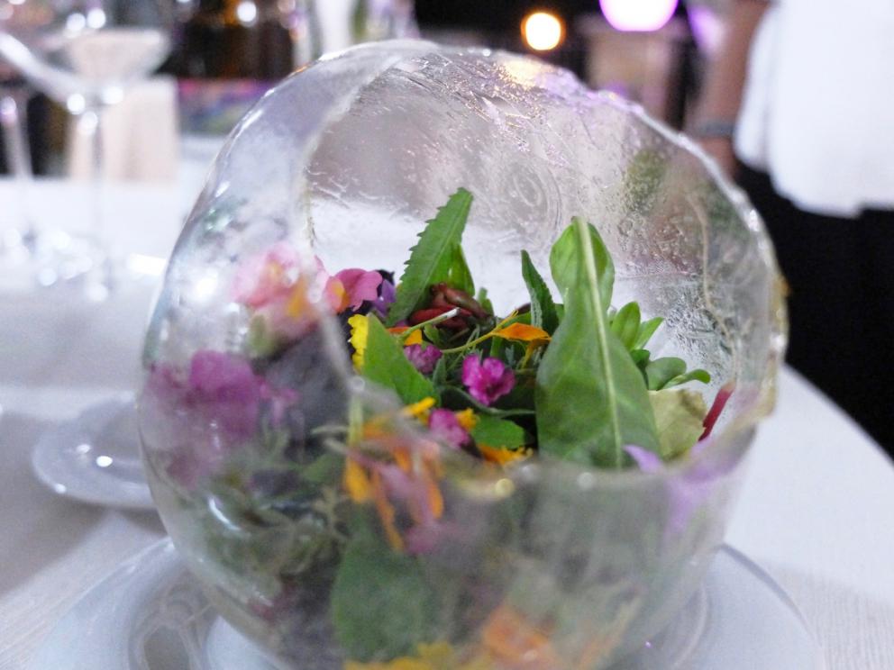 Photogallery






Mammoliti with patron Ventura and the staff: 12 people. Portuguese Pedro Demetrio is the sommelier. Photos by Tanio Liotta









We start with the appetizers: Tuile with squid ink and tuna mousse  









Beef steak flower (Heliconia mariae) and sweet peach 









Tube of bechamelle and jowl bacon 









Goat cheese éclair 









Radish with sesame brittle and cream of anchovies 









Potato scamorza with carbonara cream 









Fermented celeriac pastry with Timut pepper 









Non ci sento bene: roasted abalone with yakitori and tonkatsu sauce, a seasoning of chilli pepper, red shiso and plums









Agastache ravioli, scampi tartare, green shiso granita









Steamed bun with brown crab









Emmental al mare: calamari, brown crab and panzanella extract









Pomod’oro, a homage to artist Arnaldo Pomodoro: tomato in its essence, burrata mousse, water aromatised with rhum agricole. A little too sapid









The other side of the  Pomod'oro: burrata mousse with tomato water foam and four types of basil: lemon, purple, sanremo and licorice









Pomod'oro, again: yellow and red date tomatoes, whole wheat frisella with tomato confit and water from six types of tomato









Foie gras, gado gado. Gado gado is a typical Indonesian side dish made with vegetables and peanut sauce









Cromesqui di foie gras, a sort of croquette









Spaghetti BBQ









Un giorno di ordinaria follia: beetroot cooked in a crust of salt, peaches, Ethiopian coffee. Delicious









Re dei fiumi: arctic char, anchovies, crayfish, vermouth, lovage infusion and celery. A great dish









Sweetbreads in elderberry civet, ovoli and gallinacci salad, blackberries









Tokyo-Guarene: beef marinated in barley miso, jus of kombu seaweed









The same beef "in the shape of sashimi" with crispy rice and seaweed






