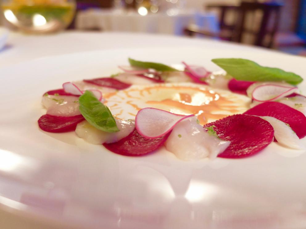 Photogallery






Our dinner at Locanda del Pilone, depicted by Tanio Liotta. First the appetizers: Chips of sweet potatoes, sour cream and salted cod carpaccio 









Sandwich with almonds and octopus pâté 









Bau (or baozi, that is to say the Chinese steamed roll stuffed ) with a sauce of hare. Excellent









Sphere of olives with Aperol spritz









The real beginning: Carpaccio, rocket pesto, hazelnut, snow of Parmigiano






