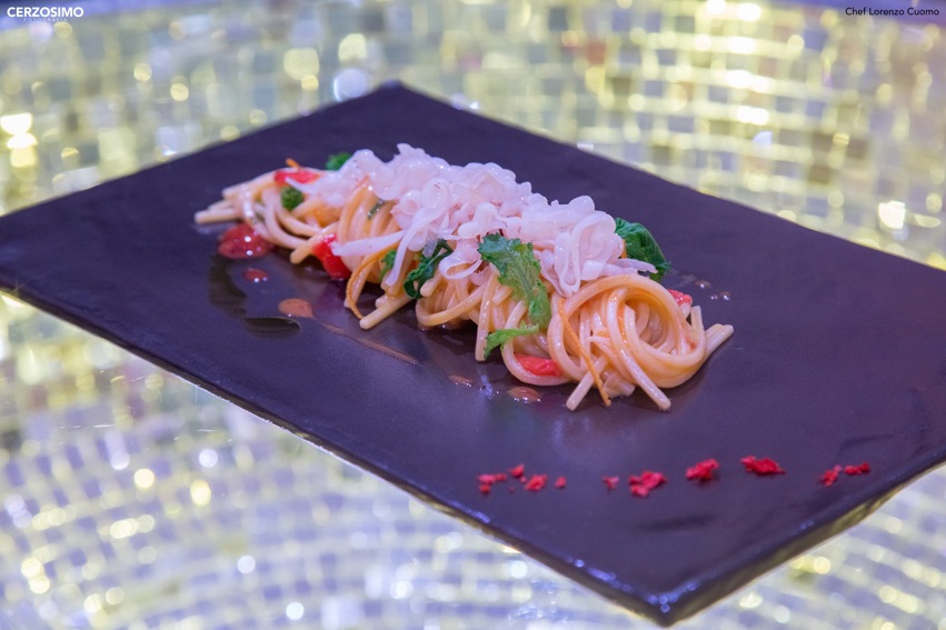 Photogallery






Iside De Cesare, La Parolina, Acquapendente (Viterbo)

Cod, garlic, oil and chilli pepper









Gianfranco Pascucci, Pascucci al Porticciolo, Fiumicino (Rome)

Eel tortelli in a broth of miso and caviar. Lake of Burano, WWF oasis: eel, myrtle and lentiscus. We’re collaborating with the WWF oases to give a "taste" to these places (photo by Andrea Di Lorenzo)









Claudio Petrolo, Claudio Petrolo, Gaeta (Latina)

Sea essence. Raw and cooked elements start an explosion with the flavour of the sea









Marco Bottega, Aminta resort, Genazzano (Rome)

Salmon, green apple and Orient spices. A meeting of sour, bitter, sweet and savoury









Rocco de Santis, Il Vistamare del Fogliano hotel, Latina

Red mullet in bread crust. A snack you can also eat with your hands, enclosing the scents of the South (I’m from Salerno): it’s like biting the sea together with onion, garlic, mint, lemon scents, raisins and pine nuts









Daniele Usai, Il Tino, Ostia (Rome)

Gnocchi with mandarin, with cod tripe and spinach. A historic dish from our menu has just returned in a current version









Gino Pesce, Acqua Pazza, Ponza (Latina)

Candele, cheese, pepper, white fish and courgettes. Created for a project we presented at Expo Milano with the goal of enhancing all the POD products of Lazio









Maurizio e Sandro Serva, La Trota, Rivodutri (Rieti)

Crayfish, roots, tubers, watercress with smoked trout and lake whitefish roe. A concentrate of flavours and lightness: roots, tubers and crayfish are steamed with aromatised water, with vegetable peels and Matcha tea. There’s no salt: the sapidity is giveb by the roe, the smokiness of the trout and the minerals in the vegetables and in the watercress, picked from our brook









Andrea Fusco, Giuda Ballerino, Rome

Venison sirloin with its jus and hibiscus, caramelised onions with blueberries and pistachio wafer. Serving a rich and lean red meat that is rarely served in this season









Cristina Bowerman, Glass Hostaria, Rome

Pasta and potatoes. Four different types of potatoes, with 4 different cooking methods, from mashed to crispy. Inspired by Bottura’s Compression of pasta and beans 









Anthony Genovese, Il Pagliaccio, Rome

Oyster, beetroot and coffee, snow of burrata. A journey across different scents, temperatures and textures









Francesco Apreda, Imàgo dell'hotel Hassler, Rome

Tandoori duck breast, cocoa earth and dried apricots. My personal take of a great classic from a continent I’m very fond of









Arcangelo Dandini, L'Arcangelo, Rome

My cipollata: zita with onion fondant with three spices. Taken from the Renaissance cipollata of Bartolomeo Scappi, the secret chef of 6 popes, who lived almost 30 years in Rome
 









Heinz Beck, La Pergola, Rome

S Campo. It’s the interpretation, with a modern take, of minestrone, made with lyophilisation. Each vegetable is cooked in the most suitable way so as to maintain its nutritional characteristics and then lyophilised. The result is 6, 7, 8 powders which are then put in the dish. The dish is served with scampi breaded with potatoes and soaked in front of the guest with a jus of this crustacean (photo by Janez Puksic)









Alba Esteve Ruiz, Marzapane, Rome

Chestnut cappeletti, raisins, smoked herring and seaweed infusion. Contrasts: the soft chestnut filling and a very persistent flavour, the smokiness and the fatness of the eel, the intense sweetness of the raisins, the sapidity of the seaweed infusion, the crispiness of the pasta...









Marco Baccanelli e Francesca Barreca, Mazzo, Rome

Roasted quails, baked tubers and roots, herb butter. The quails are served in their original shape, without deboning them. Our cuisine is moving towards a greater simplicity, and we can do so even by choosing classic yet not simple techniques









Roy Caceres, Metamorfosi, Roma

Mushrooms, flax brittle, black garlic and cream with Monviso blue cheese. In the seeming simplicity of an ingredient like mushrooms, contrasting textures give life to a dish in which their identity is surprisingly enhanced

 









Davide Del Duca, Osteria Fernanda, Rome

Snails, radish roots, Purgatorio beans, leaves and mustard seeds. A tribute to the material and primordial essence of the “earth” concept









Luciano Monosilio, Pipero al Rex, Rome

Vermicelli creamed in chicken broth, toasted spices and parmesan infusion. This recipe comes from spaghetti creamed in a very normal broth. The spices recall high mountains with the balsamic note counterbalanced by the sweet water of the parmesan. Almost like ramen









Marco Martini, Stazione di Posta, Rome

Steamed raviolo, chicken and broth of roasted potatoes. A meeting of east, west and my mother’s home









Francesco Sposito, Taverna Estia, Brusciano (Naples)

Tortellini with dandelion in a consommé of crustaceans. Introduced only recently, I’m very happy with it because it sums up the course we’ve taken









Vitantonio Lombardo, Locanda Severino, Caggiano (Salerno)

Mela Gras, that is to say mousse of chicken liver with dessert wine in a gelatine of annurca apples on a mixed leaf salad and hazelnuts from Giffoni. Creative and elegant cuisine with local products









Rosanna Marziale, Le Colonne, Caserta

Pasta with tomatoes. Paccheri from Gragnano with three types of tomatoes: San Marzano, piennolo and corbarino made with three different cooking techniques, with buffalo buttermilk









Pasquale Torrente, Al Convento, Cetara (Salerno)

'Ndunderi (ricotta gnocchi). These are pasta’s ancestors. They were born on the Amalfi Coast and are part of a project that this year, at Al Convento, will rediscover ancient local recipes









Christoph Bob, Monastero di Santa Rosa, Conca dei Marini (Salerno)

Linguine with nettle emulsion, salicornia and sea truffles









Giulio Coppola, La Galleria, Gragnano (Naples)

Spaghetti with lemon, with beef muzzle, pesto of olives, lupines and rocket salad. It says a lot about my territory and recalls the O Per e Muss, a street food recipe that people enjoy in the evenings in the South all year round









Pasquale Palamaro, Indaco del Regina Isabella, Ischia (Naples)

Sea foie gras. Cod liver prepared like the French geese one to make foie gras. Paired with cabbage, beetroot, ginger and toasted bread









Alfonso Caputo, La Taverna del Capitano, Massa Lubrense (Naples)

Seabream and prawns, figs and moka with sea urchin needles. The richness of the sea with the addition of an iodine note to enhance the taste through all the senses (in the photo, the summer version with cherry tomatoes from Vesuvius)









Salvatore Bianco, Il Comandante at Romeo hotel, Naples

Squid and bamboo with emulsion of cardamom with citrus fruits, soft potato with soy milk and black olives. It fully represents my cooking philosophy: ingredients from my homeland meet raw materials from different cultures
 









Lino Scarallo, Palazzo Petrucci, Naples

Soused red mullet with a soy reduction, couscous of Roman cabbage, papaccelle and black olives. Together with the red mullet, this recipe is based on raw materials from our traditional cuisine, with a modern take, an international interpretation inspired by the Japanese preparation of eels
 









Gianluca D'Agostino, Veritas, Naples

Roasted mackerel with fresella, tomato and goat cheese. It’s my take on fresella with tomato and tuna/anchovies









Marianna Vitale, Sud, Quarto (Naples)

Spaghettoni with artichokes, sea urchins and cinnamon. Sweet, bitter and spicy notes are matched with the aftertaste of the sea rust (as of February it will be part of a whole menu only made of pasta)









Michele Deleo, Rossellinis di Palazzo Avino, Ravello (Salerno)

Variations on pasta, cornaioli peas, gobbo prawn and sea roe. This dish was inspired by Pasta and peas, an old recipe typical of Campania, which included the use of a beaten egg to thicken everything. I used sea roe (bottarga, sea urchns and prawns) instead of bird eggs and I didn’t cook the pasta with the peas but in a seafood broth. I finally mixed everything with sweet pecorino and crushed pepper






