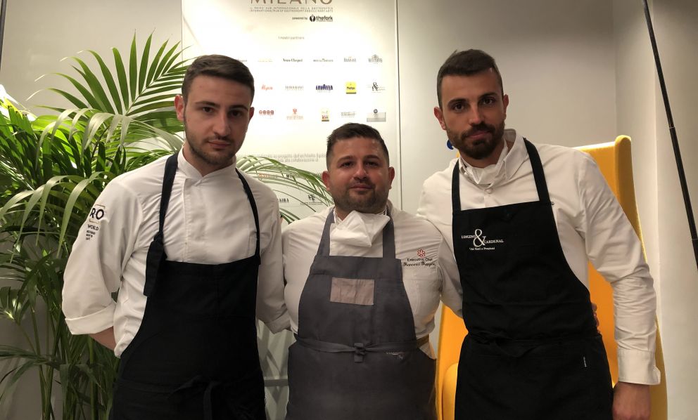La cucina del km buono di Francesco Franzese con i prodotti di Casa Marrazzo, all'Hub