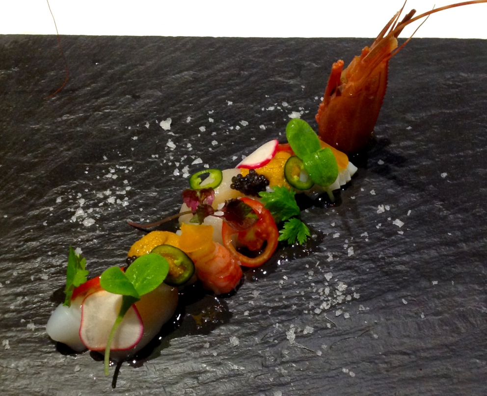 Photogallery






Mario Cornali, Collina, Almenno San Bartolomeo (Bergamo)

Stewed snails from Almenno, fumet of powdered corn from Prato – This dish is the consequence of the meeting with Andrea Togni, a young snail breeder from Almenno. I was inspired by the fact that I had an organic snail farm only two kilometres from home









Antonio Cuomo, Hostaria del Relais San Lorenzo, Bergamo

Dreaming… Cesar salad – We’ve rebuilt a great classic by changing all its textures, with water of Parmigiano, iceberg salad ice cream and confit tomato mousse









Giuliano Pellegrini, Lio Pellegrini, Bergamo

Salad with tripe, tuna, fried polenta, cucumber and white beans from Soragna – Tripe is a dish I wanted to change because I always had a good memory of it. My grandmother Alice made an excellent tripe stew...









Antonio Borruso, Umami, Bormio (Sondrio)

Neve al sole [Snow in the sun] – A dessert uniting saffron, litchi and a white chocolate mousse









Enrico and Roberto Cerea, Da Vittorio, Brusaporto (Bergamo)

Steamed king crab with hazelnut praliné and bottarga – An intriguing and delicious dish, where the white and reddish meat, firm and as sweet as honey, is finely matched by the sapidity of bottarga, much rougher and stronger. All this paired with the fattiness and crispiness of the best hazelnut in the world, the tonda gentile from Cortemilia









Nadia and Giovanni Santini, Dal Pescatore, Canneto sull'Oglio (Mantua)

Mountain potato cream with poached eggs, tuna bottarga, asetra royal caviar and capers – A great dish from Dal Pescatore’s tradition yet conceived and prepared by the new generation in the kitchen, that is to say by Giovanni Santini – photo by Culinaire Saisonnier-Dirk Kerstens









Enrico Bartolini, Devero, Cavenago di Brianza (Monza Brianza)

Risotto Arlecchino – Sauce below, rice on top. A return to the Baroque with a modern interpretation









Daniel Facen, Anteprima, Chiuduno (Bergamo)

Tuna salad with sour egg, purple potatoes and olive oil – It’s like a Salad Niçoise in which the tuna is seared and then cooled in water and ice. The purple potatoes have different textures, in pieces, as a small purée and dehydrated. The tomatoes are confit, the French beans are cooked with ultrasounds, the egg in vinegar and the oil is in a sugar capsule, with anchovies from the Cantabrian Sea









Davide Oldani, D’O, Cornaredo (Milano)

Milanese style apple marrow – Because it represents the tradition of a Milanese “dish” but with the lightness of good modern cooking









Stefano Cerveni, Due Colombe, Corte Franca (Brescia)

Warm spaghetti, scampi, sweet paprika and Calvisius Tradition caviar – Luxury and flavour in a dish full of careful simplicity. The service temperature at 40°C enhances the aromas of and the pleasure to the highest level









Fabio Abbattista, Leone Felice de L'Albereta, Erbusco (Brescia)

Lavarello alla mugnaia, tofeee di cavolfiore e calamondino - This dish is today the most explicit declaration of my cuisine: after 2 years discovering the territory of Franciacorta and thanks to the special relationship developed with <strong>Ferdinando Soardi</strong>, a fisherman in Monte Isola, I chose to give voice to the extraordinary freshwater fish, in this case lavaret









Silvio Salmoiraghi, Acquerello, Fagnano Olona (Varese)

Stewed sturgeon – We love this dish made with sturgeon because it represents the use of freshwater fish in Italy. It’s a version of the sturgeon prepared in Ferrara









Riccardo Camanini, Lido 84, Gardone Riviera (Brescia)

Double buttons with ricotta, anchovies, lemon and turnips – This dish appeared in the menu two weeks ago: it is minimalistic, simple, clean. It offers the classic flavour of ricotta, lemon and anchovies but doesn’t play only with the roundness because it includes the “crispiness” of the turnips. These vegetables, by nature, have irregular fibres; this irregularity can thus be sensed when chewing, and it’s unusual. It’s a double button because it has one slice of turnip below and one on top, and in between there’s the button which is visible – between the translucent slices of turnip – and ready to burst in the mouth









Stefano Baiocco, Villa Feltrinelli, Gargnano (Brescia)

Piglet from Orvieto "alla diavola" – With a cream of wild herbs. The palate is intrigued by the fat and acid notes, the bitter leaves and the spicy touches, the soft and crispy parts...









Fabrizio Ferrari, Al Porticciolo 84, Lecco

Pache Felicetti, grilled scarpette, armoricaine sauce, puntarelle, dried sweet potato and powdered tarragon – Fireworks for the palate lasting all year long!









Alberto Buratti, Koinè, Legnano (Milan)

Rice spaghetti in cagnone – A local classic, cagnone becomes the seasoning for homemade rice spaghetti









Marco Ambrosino, 28 Posti, Milan

Chiajozza – Squilla mantis, oil aromatised with maritime pine tree, sea urchin ice cream, cabbage. A symbol of my origins (Chiajozza is the bay in Procida where I was born)









Vittorio Fusari, Al Pont de Ferr, Milan

Smoked eel from Cabras, daikon, beetroot essence and hazelnut brittle – A recipe from the new menu in which I wanted to enclose my themes. I choose an ingredient, namely eel from Cabras, which comes from sustainable farms, an important form of virtuous economic development. I then use the small agricultural products from the Parco Sud Milano, an agricultural format that is awakening, safeguarding land. Food is the first medicine and daikon is an emblem of this









Viviana Varese, Alice, Milan

Homage to Ángel León - Ángel León, Michelin starred chef from Andalusia, is the only chef in the world to have found the way to extract plankton. I’ve been at his restaurant in El Puerto de Santa Maria, near Cadiz, and his use of plankton when cooking inspired me so this “tribute” was born as a risotto with plankton with a very thick squid broth, a light aioli sauce, garnished with lime and fried squid. I’m proud of this dish because you can taste the sea, and then I discovered a new ingredient I didn’t know: plankton, which in Greek means "vagabond" because it is formed by those organisms that are passively moved by the currents and the waves. When we serve this risotto we used an underplate which is a microscope photo of plankton taken by two marine biologists, brothers Sardet, who are two experts in the field









Matteo Torretta, Asola, Milan

Beef maxi bon with pappa al pomodoro – An evocative dish, with childhood memories and tradition






