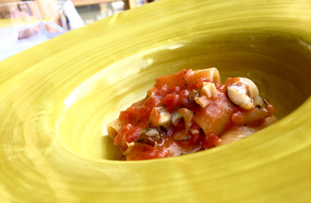 Galleria fotografica






Gran pranzo al Bikini. Appetizer: calzoncino ripieno di fiordilatte, polpetta di melanzana e alice ripiena. Le foto sono di Tanio Liotta









Crudo e cotto di schianto









Totanetto ripieno di provola affumicata e patate, salsa di prezzemolo e parmigiana di melanzane e Trancetto di provolone del Monaco, porcino del monte Faito, salsa di barbabietola e rucola selvatica









Spaghetti con limoni di mare e finocchietto






