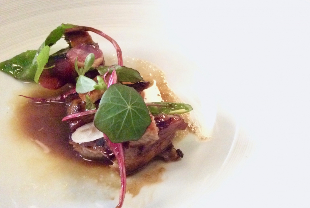 Photogallery






We are very happy to celebrate the highest excellence firmly reached by Anthony Genovese’s Il Pagliaccio. Here are the photos taken during a recent meal, starting from some amuse bouche, that is to say Corn and hazelnut cream and Stockfish and quinoa cannolo 









After the appetizers, there’s the Potato cylinder, beef gelatine, speck, fennel, herring roe and lime and Venere rice taco, Russian salad and tuna mayonnaise 









Dim sum with onion cream, parsley ice cream and porcini broth 









Delicious Oyster with pepper gelatine, powdered buckwheat, lettuce, caramelised watermelon and vermouth granita 









The chef has an extraordinary talent for giving new life to fine dining ingredients-pillars that are often exploited and thus trivialised. He gives some clamorous interpretations: this happened in the past with Scallops, carrots, ginger and green apple (read here. But he even presented a version lacquered with white chocolate), and more recently with the extraordinary Red prawn, bergamot, camomile, oats and mortadella, which Matteo Zappile, guiding one of the two or three best dining room services in Italy by himself after Gennaro Buono left (in our case with the excellent help of Giovanni Trani and young Luca Belleggia, born in Macerata in 1990), pairs with a rosé sparkling saké. Wow









Burnt wheat spaghetti with garlic oil and chilli pepper, sea snails, fried nori seaweed and sea urchin granita. Genovese still has an undeserved fame for being cryptic but in this case he screams loud and clear through the full yet elegant, mellow yet round flavours. It is both comfort food and a very elegant course: a mature strike









Bone marrow tortelli, cream of smoked tomato and friggitelli water









Monkfish, onion water, grilled shallot, green apple, compote of kombu seaweed and candied lemon 






