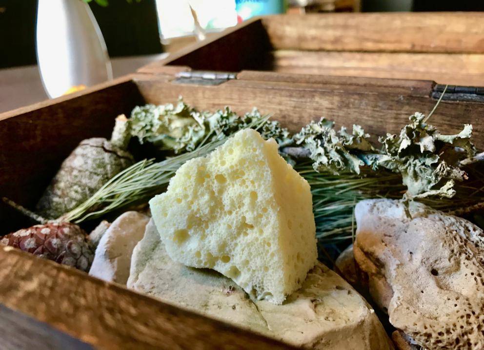 Galleria fotografica






Si inizia con pane da grano 100% Senatore Cappelli, poi crema d'olio evo di Coratina Muraglia e lardo









Gioco di appetizer









Oliva di Cerignola e vermuth, Fragola e Campari









Pancake di patate e lardo affumicato









Bigné al formaggio erborinato, crema di rucola e aceto di vino rosso









Toast di pane alla crema di ricotta forte e garum di sgombro









Ravanello, aceto di fruti rossi, semi di girasole e cumino









Patata e paté di fegato di piccione









Formaggio fresco di capra









Cipolla cotta in forno, lampascioni, ribes nero, perle di aceto balsamico, olio al porro, tapioca e sambuco









Indivia al forno, mela verde, crema di mandorle, bergamotto, limone gratuggiato









Tarte alle vongole e asparagi...









...con asparagi schiacciati al'olio di cerfoglio e limone









«Non proponiamo risotti né paste fresche»: Lenticchie di Zollino e cocco, infuso di aromi









Linguine Monograno Felicetti, latte di pistacchio e liquamen: ossia il liquido di fermentazione che si ottiene dalla produzione del garum









Floriano Pellegrino e il garum














Isabella Potì serve la Rana pescatrice al BBQ, laccata con aceto balsamico, salsa alle nocciole, nocciole tostate, olio all'aglio









La rana pescatrice









Di nuovo Isabella Potì, questa volta con la quaglia...









«La quaglia? La cuciniamo sui carboni, sopra la stufa, una cottura lenta, Noi non usiamo il roner»









Quaglia, prugna e fagiolini: la quaglia con noci macadamia, fagiolini di mare e di terra, umeboshi di prugne









La coscia della quaglia, con limone e soia









In accompagnamento, un pane al vapore e poi fritto









Ormai un classico: Love Bros alla frutta, con infusione di zenzero e cannella 









Quenelle di gelato di brioche con crumble...









...il piatto si completa con un favoloso Ananas laccato con melassa di melograno libanese









Soufflè di formaggio di capra Di Cecca, gelato di nocino e noci fresche









Coccole finali






