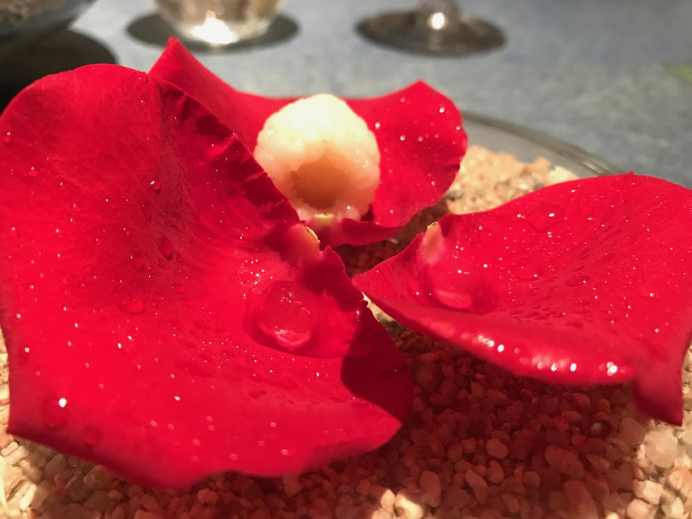 Galleria fotografica






L'inizio di un percorso meraviglioso: Lengua helada de pasión con ron, ossia una lingua di gatto gelata al rum, frutto della passione e menta piperita. Inizia il gioco di temperature






