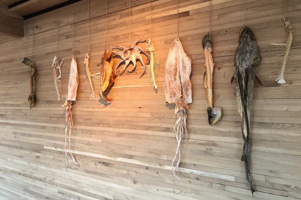 Photogallery






Noma 2.0 is in Christianshavn, the same neighbourhood as the first Noma. They’re 1.5 km apart, a 15 minutes’ walk. This picture shows the distance: to the right, there’s the warehouse of the old location (in Strandgade 93), to the left the smokestacks of Amager Bakke, the futuristic incinerator below which stands the new Noma (in Refshalevej 96)









Weather permitting, you can have a peaceful walk between the previous Noma to today’s Noma 









The new Noma is on an isthmus surrounded by canals. In the future they also want to reclaim some small parts for hydroponic farming









Bucolic scene with incinerator









Bikes left outside Noma. It’s the favourite means of transport among employees and interns









The long path taking you to the restaurant. The fence on the left shows how works are still in progress









On the two sides of the path there are the two new sections of the "Noma village", each with its specialty: grill, hot dishes, snacks, fermentations... In one month’s time, behind the fence we’ll have greenhouses, the test kitchen and the bread making area









To the left, before arriving at the restaurant, the future test kitchen. This will be run by Danish Mette Søberg with Riccardo Canella. "My first challenge?", reveals the latter, for a long time sous chef here, "is to work on the extraction of essential oils" 









The future Test Kitchen









The temporary gangway to the restaurant









Looking from the door to the restaurant, there’s a lake and the smokestacks puffing vapour from the Amager Bakke incinerator. It’s a futuristic project, both in terms of sustainability and architecture. It’s also known as Amager Slope or Copenhill, and its author is starchitect Bjarke Ingels, the same who designed the new Noma. Gradually opened in 2017, it transforms waste into electricity. The goal is to donate electricity to 62500 houses and hot water to 160000. It’s part of an ambitious project to transform Copenhagen into the first city in the world in terms of zero carbon dioxide emissions by 2025. By autumn this year, Amager Slope should open its ski slope, a climbing wall and a hiking track. You’ll be able to slalom on top of the incinerator









The windows from the dining room









Work is still in progress (photo taken on Thursday 22nd February 2018)









Traces of the old building, with barbwire. During WWII, they built bombs here









A view of the dining room at night (photo from Instagram/James Spreadbury)









The entrance to the restaurant









The usual ritual: a welcome from the entire staff, led by Rene Redzepi 









Behind the entrance, there are formaldehyde tanks with creatures from the abyss, shaped as in Damien Hirst’s works. The first image once you’re inside is to reproduce a Scandinavian village









The service kitchen is larger, more spacious and a completely open view from the dining room: "It’s the heart of our Scandinavian village", says Canella. There are 30 cooks working here now. 10 more, compared to the previous Noma









Large skylights above the cooks









There are currently more than 100 people working at Noma, of whom 63 are cooks - 26 employed, and 37 as interns









There’s fire in the kitchen, for the first time









On average, the dining room can host 40 people. "However", complains Redzepi, "there’s always someone who turns up with more people than the ones booked"









While the dining room is set, the outside space still need to be defined






