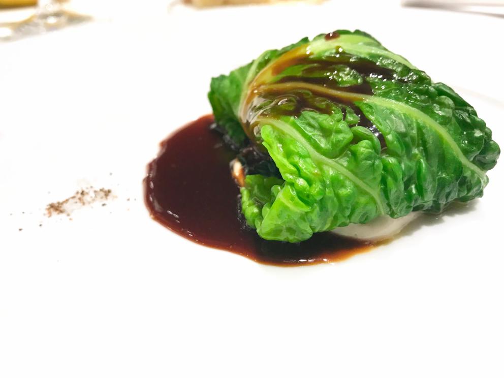 Photogallery






Water, oil, lemon and liquorice: purity. «I use it to clean the palate before the tasting. Water is energy, liquorice is synergic strength, lemon is my emblem, oil [chilled at -40°C] is my homeland»









Italy is also about bread. Taglienti makes it himself, with a 200-year-old mother yeast. On the small plate, at least two delicious types: whole wheat bread, to the right, and schiacciata with herbs and courgette flowers and dehydrated citrus fruits









A dish that, within this new tasting menu, represents something different, that is to say a hint to what the chef has done so far: Bianco e nero di seppia was born in 2009: «The input was a dish of spaghetti with squid ink I had on the beach in Sicily». Under the squid, pressed as if it were pasta, eight types of citrus fruits and panna cotta with sea urchins. Extracts, fonds and jus are increasingly essential in the cuisine of Taglienti. Through them, he channels the essence of flavour: «We always have 12 sauces in the kitchen: fonds of every possible meat, 6 juices from every citrus fruit, plus extracts». The photo shows a previous dinner we had. The author is Tanio Liotta









«I asked myself, why not serve saltimbocca alla romana?». Here it is: raw Piedmontese meat, culatello, butter emulsified with a little flour, thus adding a classic saltimbocca element, then an extract of sage and white wine – the sage is previously micro-fermented close to the stove. «In France cuisine is only about fine dining. In Italy, cuisine comprises everything». Taglienti uses the word vision for this dish






