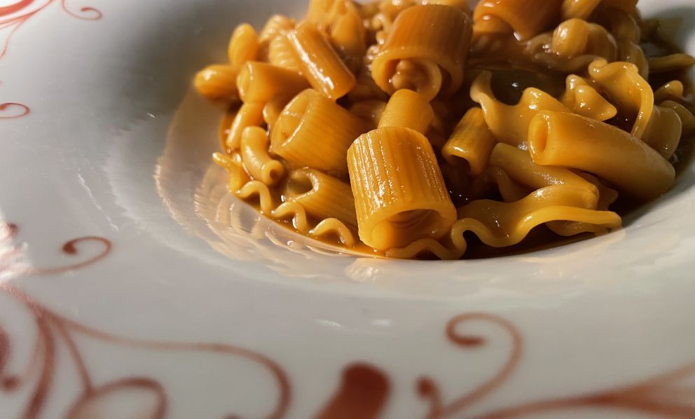 Zuppiera di pasta e pesci dell'Adriatico tempo presente... e poi? 