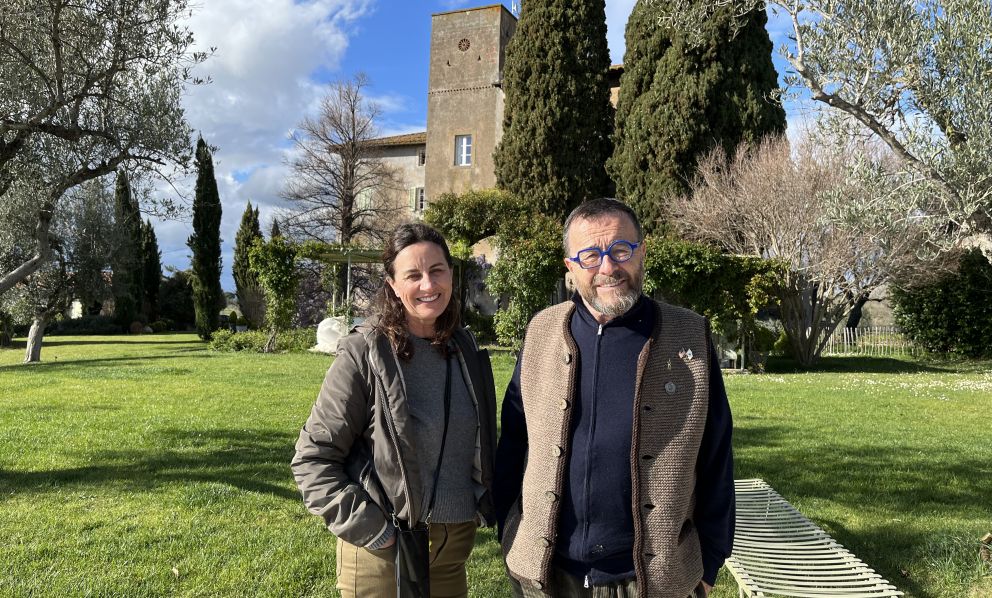 Beatrice Peruzzi e Giancarlo Morelli: alleanza per gli orti biologici della Tenuta Bertarello