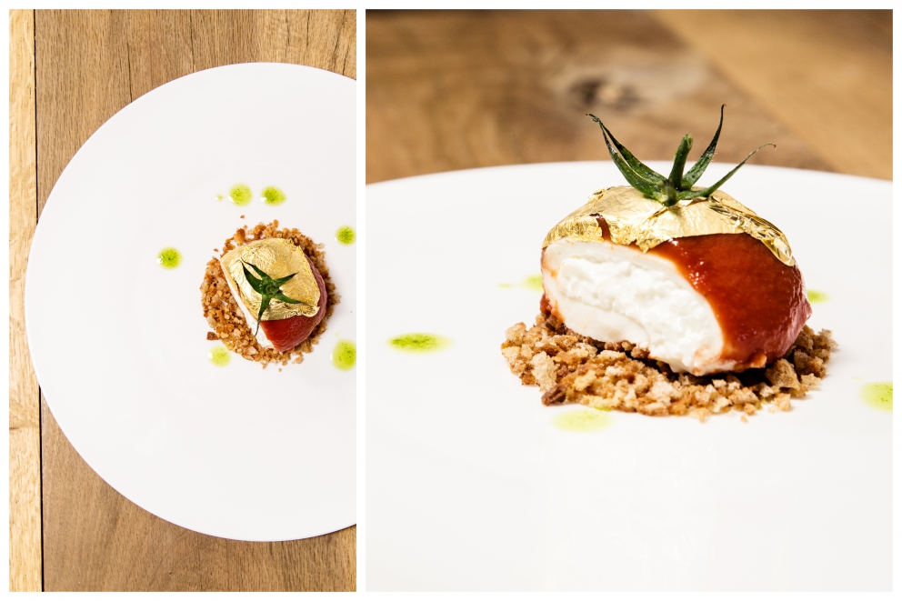 Galleria fotografica






Massimiliano Poggi, Al Cambio, Bologna

Uovo asparagi e parmigiano. Rappresenta la tradizione, non solo bolognese ma italiana. Chiaro che noi, con l'apparato di Altedo, abbiamo una fortuna che non tutte le regioni hanno: l'abbiamo in casa e di qualità assoluta! Riprendo la tradizione e trasformo le consistenze: a essere fritto non è più l'uovo ma la punta degli asparagi; il parmigiano non è più grattato ma viene reso cremoso con aggiunta di brodo di asparagi; aggiungo solo una parte di succo di asparagi crudi perché dà una notevole componente minerale amarognola. Un anticipo di primavera









Alessandro Panichi, Sotto l'Arco, Bologna

Canocchia, radicchio, bottarga e lampone. Dolce, amaro, acido e iodato (foto Bob Noto)









Isa Mazzocchi, La Palta, Borgonovo Valtidone (Piacenza)

Batarò con senape selvatica, pescegatto e pancetta. Una specie di pane schiacciato, con percentuale di polenta, ripieno di salumi piacentini (si serve soprattutto in val tidone). Piacenza in un batarò









Alberto Faccani, Magnolia, Cesenatico (Forlì-Cesena)

Triglia, amaretto, zafferano e limone. La dolcezza e la grassezza della triglia, la nota alcolica del liquore di mandorla, la profondità dello zafferano e l'aspro del limone. Un omaggio all'Italia e al Mediterraneo









Omar Casali, Marè, Cesenatico (Forlì-Cesena)

Bora Nera. Spaghettoni, inchiostro, quinto quarto di seppia, alghe e bergamotto. Materia prima, tecnica e tanto cuore per riportare nel piatto l'affascinante e profondo profumo iodato di una burrascosa giornata sul molo di Cesenatico









Fabrizio Mantovani, Fm con gusto, Faenza (Ravenna)

Patata ratta, lenticchie e caviale. E' una sintesi della mia cucina: una semplice patata con lenticchie, arricchita da un piccolo cucchiaio di caviale. Una crème fraîche allo zafferano e zest di lime. Estetica, istinto e semplicità ragionata









Massimiliano Mascia, San Domenico, Imola (Bologna)

Scampo, goletta e piselli. Amo i colori e i sapori della primavera e mi piace giocare con la contaminazione carne/pesce









Luca Marchini, L'Erba del Re, Modena

Risotto con ostriche, succo di porri, rucola e rabarbaro. E' il frutto della volontà di far coesistere la forza olfattiva del mare, proveniente dalle ostriche adagiate sulla superfice, con la pseudo-dolcezza di un risotto cremoso, la cui cottura viene fatta con un succo di porri grigliati e brasati. Giocano un ruolo di equilibrio la freschezza e asprezza del rabarbaro e il lieve amaro della rucola selvatica









Massimo Bottura, Osteria Francescana, Modena

Sometimes maillard, sometimes partrige... even bollito in civèt sauce. Ovvero, "A volte germano reale, a volte pernice... persino il bollito in salsa civet"









Irina Steccanella e Beppe Palmieri, Panino, Modena

Tortellini SuperPanna. Comprare una grande materia prima per fare un grande tortellino, e restiuire valore e qualità a un piatto della cucina domestica degenerato col tempo









Gianluca Gorini, Le Giare, Montiano (Forlì-Cesena)

Cetriolo, liquore Varnelli e uova di pesce affumicate. Note vegetali che incontrano quelle marine e affumicate per un interpretazione a 360 gradi del cetriolo, dal germoglio al fiore









Riccardo Agostini, Il Piastrino, Pennabilli (Rimini)

Animella d’agnello, latte ed estratto d’alloro. L'idea è quella di proporre un'animella inconsueta, d'agnello, senza nascondere le sue caratteristiche gustative come da tradizione ma esaltandole con il concentrato di latte di pecora per rafforzarne il gust. Vista la componente grassa, ho utilizzato l'alloro per il suo gusto amaro e la sua rinfrescante balsamicità









Terry Giacomello, Inkiostro, Parma

La pasta a modo nostro. Tagliolini tiepidi al bianco d'uovo con crema di parmigiano 36 mesi, rosso d'uovo sbattuto, caviale di tartufo e foglie di timo. E' un albume d'uovo cotto a vapore, steso come la pasta tradizionale, tagliato a mano a tagliolino, contornato da una crema di parmigiano, macchiata con un rosso d'uovo sbattuto e guarnito con foglie di timo e caviale di tartufo









Marco Parizzi, Parizzi, Parma

Consommé di buccia di patate, cipolla bruciata e ostriche con anolini di salmone. Il contrasto tra ingredienti di scarto e ingredienti pregiati, l'apparenza rassicurante di un piatto tipico con gusti completamente stravolti









Carla Aradelli, Riva, Ponte Dell'Olio (Piacenza)

Polpo, radicchio tardivo, crochetta di patate e majonese di rape rosse. Un piatto di semplicità ricercata: polpo e patate (la tradizione) e prodotti di stagione (radicchio tardivo e rapa rossa) creano un gioco di colori, radici e consistenze









Rino Duca, Il Grano di Pepe, Ravarino (Bologna)

Riso alla mandorla, gambero rosso e capperi. In Sicilia storicamente si cucinavano risi e non risotti. Nel mio piatto s'incontrano l'eleganza della mandorla, la sapidità del cappero e la profondità del gambero crudo









Matteo Salbaroli, Osteria L'Acciuga, Ravenna

Polpo arrostito, crema di topinambur e nocciole tostate. L'ho proposto al cenone e ha avuto così successo che lo riproponiamo anche l'inverno. Non solo polipo e patate









Gianni e Fulvia D'Amato, Caffè Arti e Mestieri, Reggiolo (Reggio Emilia)

Il viola della lingua. Lingua salmistrata cotta, spuma di patata viola, cavolo viola in agrodolce, polvere di lamponi disidratati









Gianpaolo Raschi, Guido, Rimini

Pancotto di pesce. Sono le mie origini marinaro-contadine, una lunga tradizione che si fonda sul concetto di recupero. Un tempo della memoria al quale sono profondamente legato e che ripercorro di continuo a bordo della mia Delorean (foto Giorgio Salvatori)









Franco Cimini, Antica Osteria del Mirasole, San Giovanni in Persiceto (Bologna)

Tagliatelle all'antico ragù di cortile. Un'antica ricetta delle campagne bolognesi che prevede l'utilizzo delle parti meno nobili degli animali da cortile (rigaglie), tra le quali creste, durelli, fegatini e ovine embrionali. Si contraddistingue per le diverse consistenze del ragù









Aurora Mazzucchelli, Marconi, Sasso Marconi (Bologna)

Il germano incontra un'acciuga. Il racconto del viaggio della migrazione germano. Lo scontro del mare con la terra e l'incontro del sapido col selvatico









Piergiorgio Parini, Povero Diavolo, Torriana (Parma)

Brasato di narce (anagramma di "carne", anche detto "l'animale che non c'è"). Il piatto rievoca alla vista e al palato l'opulenza e corposità di un brasato pur essendo composto di soli elementi vegetali: la base è un kiwi, glassato con ristretto di verdure, salse fermentate e vino rosso, spolverato con erbe balsamiche (foto Passione Gourmet)









Alberto Degl'Innocenti, Tirabusciò, Bibbiena (Arezzo)

Gnocchetti di pane verna allo scalogno, salsa di ribollita, cubetti di pane croccante al cavolo nero e cialda di Parmigiano. Un classico toscano a modo mio









Fabrizio Girasoli, Butterfly, Capannori (Lucca)

Evoluzione del gambero rosso. Da marinato a fritto, passando per padella e vapore con coincidenze di frutta e verdure, nella nebbia del  mattino. Mi piace mettere in gioco tutti i sensi del commensale, dalle consistenze cotture e sapori diversi per il palato, all'aroma diffuso per l'olfatto. La parte fritta che può essere mangiata con le mani e lo scorrere della tisana versata al momento  che coinvolge vista e udito









Andrea Mattei, Meo Modo a Borgo San Pietro, Chiusdino (Siena)

Fegatini di pollo affumicati, anguilla e ortica. La tradizione dell'entroterra toscano incontra il mare









Gaetano Trovato, Arnolfo, Colle Val D'Elsa (Siena)
Piccione: petto, coscia farcita con il suo fegato, castagne e spezie. Il piatto del cuore che evolve continuamente, dall’inizio negli anni Ottanta, quando si preparava lardellato ripieno di funghi e servito con le cipolle caramellate, fino ad oggi, in veste rinnovata con abbinamenti di stagione in stagione per esaltare il gusto









Peter Brunel, Borgo San Jacopo, Firenze

Il mio orto toscano (che passa in vaso l'inverno). La mia interpretazione gioca su: 1. vaso fiori e germogli eduli; 2. cramble di tartufo e pre.ona di tartufo ghiacciato; 3. terra di olive e cioccolato con spugna di nocciole, asparagi liofilizzati; 4. spuma di yogurt e rafano con ortaggi semi disidratati. Nel piatto: patata pietrificata con maionesi al carbone e levistico. E' il mio ricordo che va agli ortaggi, che verso la fine dell'autunno nell'orto perdono idratazione, da lì l'idea di inserirli in vaso per conservarli... in fase calante









Annie Féolde, Riccardo Monco, Alessandro Della Tommasina. Enoteca Pinchiorri, Firenze

Pici di pane con vongole veraci, crema di burrata e erba cipollina. L’aspetto interessante di questa ricetta è l’impasto dei pici: utlizziamo una pasta di pane integrale con lievitazione naturale e con la madre (la pasta ha dunque un'acidità leggera e molto saporita). Porta la pasta a una nuova dimensione sensoriale al palato. Il tutto contenuto all’interno della pasta e non fuori sotto forma di salsa









Enrico Panero, Da Vinci a Eataly, Firenze

Risotto al latte e acciughe, animelle al marsala e polveri di cipolla e limone. E' un primo piatto che riprende le mie origini piemontesi: fa parte anche del menu degustazione "Un piemontese in Toscana" a ricordare la tradizione di cuocere il riso nel latte come base per dolci o come pasto povero serale: Il riso si presenta con la dolcezza del latte che si concentra durante la cottura compensata dalla sapidità delle acciughe. A completare animelle sfumate al Marsala secco, l'acidità della polvere di limone e la polvere di cipolla a riprendere il classico fondo usato per risotti ma che mantiene tutta la sua freschezza. Un piatto ricco, che unisce consuetudini piemontesi per il riso e toscane per l'utilizzo di frattaglie









Simone Cipriani, già chef del Santo Graal, Firenze

Lasagna 2D. Due tele sottilissime di pomodoro disidratato con all’interno uno strato di pasta all’uovo, salsa mornay e ragù. Fuori sono leggermente bruciate con il cannello e gratinate con parmigiano. Due millimetri in cui si trova tutta l’Italia, concentrata e bidimensionale. Può essere presentata sia in orizzontale che in verticale, ad esempio messa al muro come se fosse un quadro, staccata e presentata a tavola









Vito Mollica, Il Palagio del Four Seasons, Firenze

Sedano carota cipolla farciti con parfait di fagiano salsa di mandorle e aglio dolce. Sono gli ingredienti a, b e c ‎della nostra cucina ma mai protagonisti in un piatto. Durante la preparazione di un consommé di fagiano, ho pensato con i ragazzi che sarebbe stato un reato buttare via in quanto era gustosissimo. L'abbiamo farcito creando un‎ piatto di recupero di una piacevole complessità gustativa









Marco Stabile, Ora d'Aria, Firenze

Se un meteorite cadesse in Toscana: visione universale della bruschetta. (e la giusta continuazione sarebbe: "raccoglierebbe tantissimi sapori incredibili"). Si tratta di un modo particolare (con visione dall'universo) di interpretare la bruschetta toscana, con fagioli, cavolo nero e olio toscano. Questo perché si parla molto di universo, di visitare altri pianeti, di catastrofi con arrivo di asteroidi, meteoriti, o addirittura di pianeti occulti con rotta di impatto verso la terra... Questo piatto è in tema ma smorza decisamente le preoccupazioni.









Cristoforo Trapani, Magnolia dell'hotel Byron, Forte dei Marmi (Lucca)

Carciofo arrostito. E' un simbolo di festa in tutte le case campane ma, soprattutto, è fatto dai venditori abusivi per strada. Il fumo che va su, il profumo delle bucce dei carciofi che bruciano sui carboni... È così che ho voluto riprodurre un pezzo di storia in chiave moderna









Igles Corelli, Atman, Lamporecchio (Pistoia)

Il Maiale va al mare. Il maiale dei mille abbinamenti in questo caso si sposa alla perfezione col calamaro









Cristiano Tomei, L'Imbuto, Lucca

Il Tutto e il Niente. Ovvero: Cialda di grano arso sotto seppia, il suo nero e cervella fritte. E' la sintesi di un panino gourmet. Grande concetto e grande sapore (foto di Lido Vannucchi)









Damiano Donati, Punto Officina del Gusto, Lucca

Tagliolino verde di mare vegetale. E' un tagliolino di semola di grano duro, impastato con alghe secche, servito all'olio. Proprio così, semplice per consentirgli di esprimere tutto lo iodio delle alghe









Valeria Piccini, Da Caino, Montemerano (Grosseto)

Maremma: il cinghiale e il territorio. E' nato dalla voglia di portare nel piatto i profumi che possiamo sentire nel corso di una passeggiata nel bosco del tardo autunno/inverno. Viene utilizzata la pancia del cinghiale, accompagnata da cicorie spontanee, radici, funghi, lumache e corbezzoli, la salsa e la bevanda calda di accompagnamento. Sprigionano profumi incredibili di ghiande tostate, castagne arrostite, mele selvatiche, funghi e mirtilli









Dario Cecchini, Solociccia, Panzano in Chianti (Siena)

To beef or not to beef. Panino con la bistecca e salsa di bistecca. Sarà il panino di punta del mio nuovo progetto, Cecchini Panini, un fastfood di ciccia a Panzano in Chianti, cioè a casa mia. Più carnivoro di così...









Deborah Corsi, La Perla del Mare, San Vincenzo (Livorno)

L'aia, la macchia e il mare. Un piatto in cui si fondono i profumi del mio territorio: la terra che incontra il mare









Nicola Damiani, Osteria di Passignano, Tavarnelle val di Pesa (Firenze)

Budino di ortica con fondente di parmigiano, uovo croccante e gocce di acqua di pomodoro. E' la rivisitazione dell'uovo all'occhio di bue con erbette di campo e parmigiano









Paolo Trippini, Trippini, Baschi (Terni)

Uovo morbido, carote, nocciole e tartufo. Un classico della tradizione umbra arricchito dalla dolcezza della carota e la fragranza delle nocciole









Giancarlo Polito, La Locanda del Capitano, Montone (Perugia)

Crema di asparagi, uovo poche al tartufo e bottarga di muggine. L'Umbria con il sole del Sud









Emanuele Mazzella, Vespasia di Palazzo Seneca, Norcia (Perugia)

Ricotta, farro e arance. Rivisita la pastiera napoletana, un classico della mia regione che trasloca per un attimo a Norcia: al posto del grano, c'è il farro, molto abbondante da queste parti









Anna Rita Simoncini, I Sette Consoli, Orvieto (Terni)

Lumache di vigna alle erbe di campo e salsa di castagne e topinambur. Un classico del territorio che profuma di erbe e di terra; la salsa di castagne e topinambur dona dolcezza e freschezza









Danilo Bei, Emilio, Fermo

Un caldo benvenuto. Cioè brodo caldo di gallinella, un bottone alle castagne e vongole. Semplicità raggiunta dopo un lungo percorso di crescita









Errico Recanati, Andreina, Loreto (Ancona)

Anatra, tamarindo e fava di cacao. L'anatra, materia prima da sempre nel nostro ristorante, ha contaminazioni asiatiche: ho sempre avuto una passione per la cucina asiatica (negli ultimi anni sono stato spesso in Cina e in Tailandia). Foto Emanuela Ercoli






